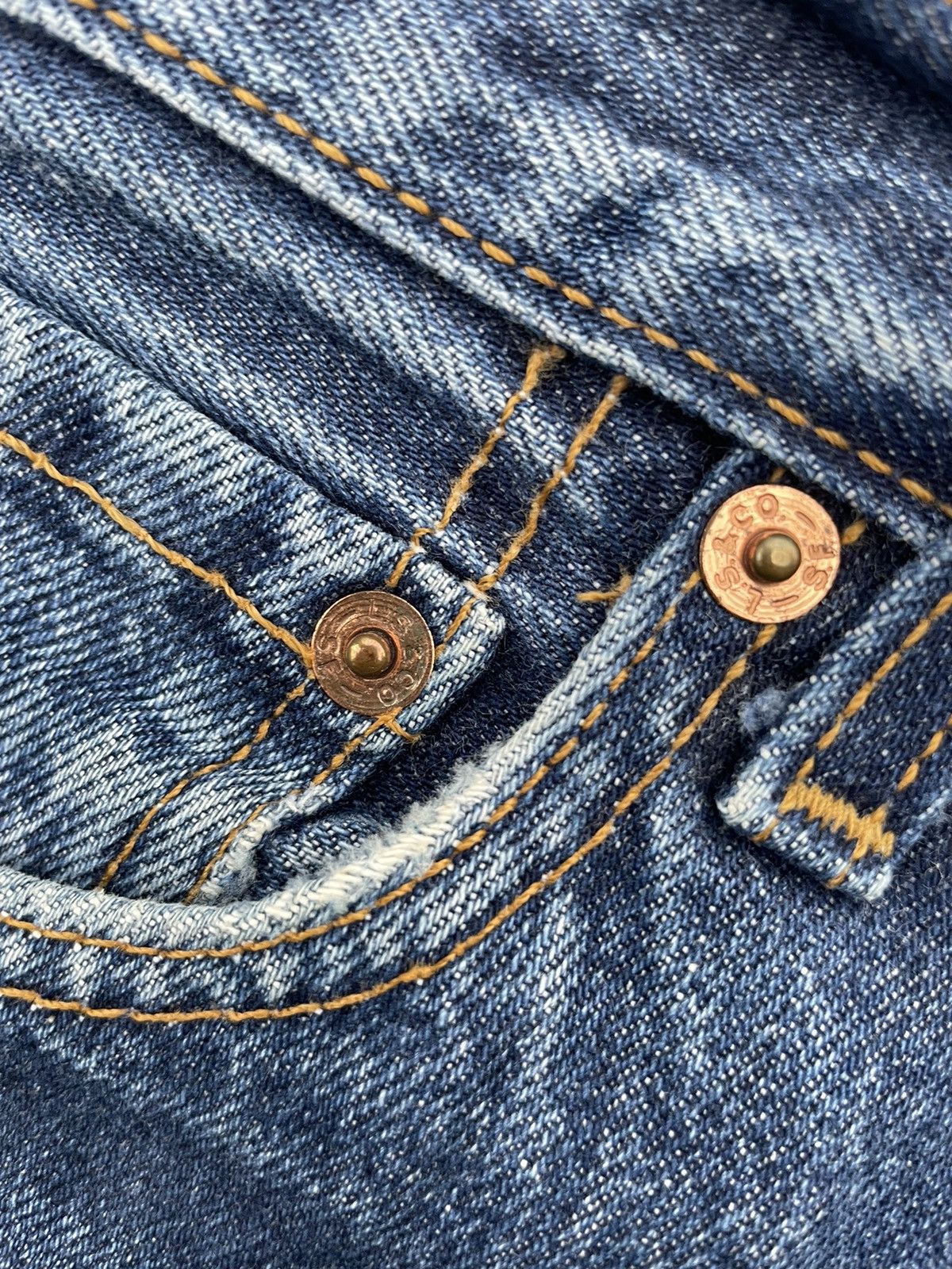 Levi's Levi’s 501 e 2001 Turkey Aging Rework Denim Size US 29 - 18 Thumbnail