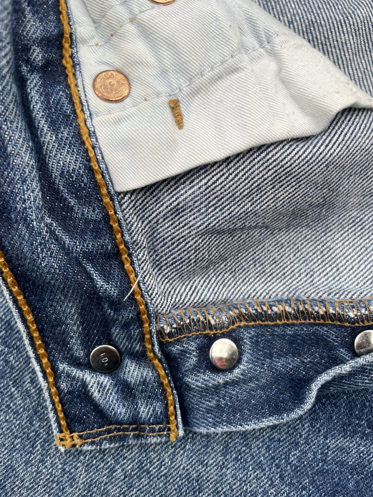 Levi's Levi’s 501 e 2001 Turkey Aging Rework Denim Size US 29 - 17 Thumbnail