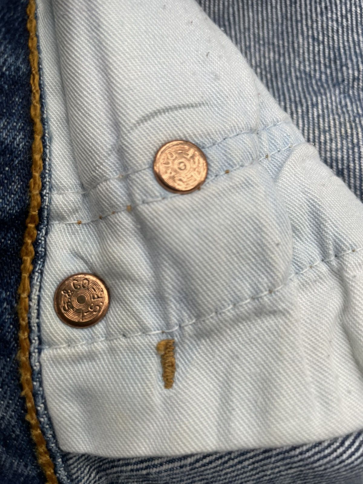 Levi's Levi’s 501 e 2001 Turkey Aging Rework Denim Size US 29 - 15 Thumbnail