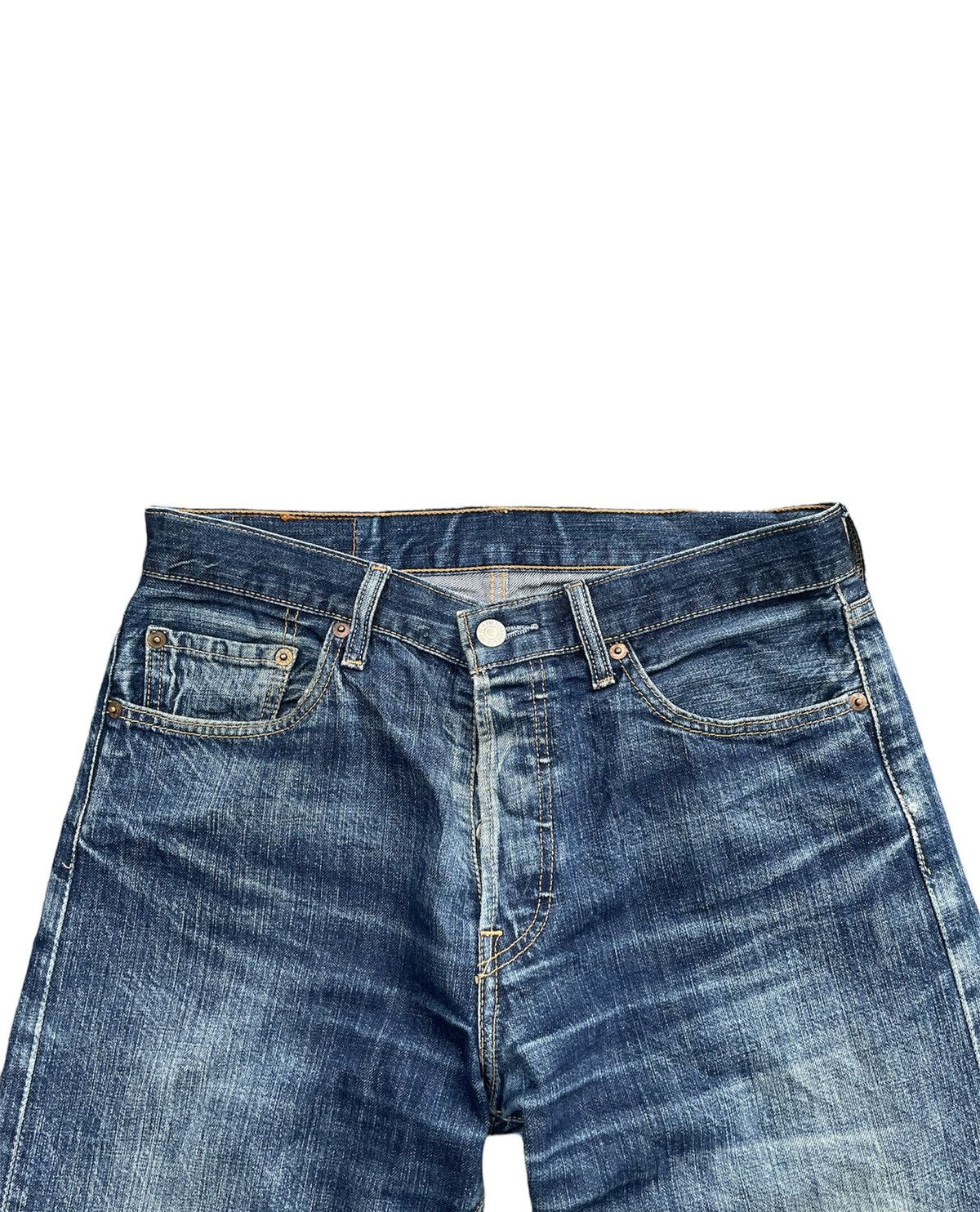 Levi's × Vintage Levis 501 e 2007 Aging Wash Denim Size US 32 / EU 48 - 5 Thumbnail