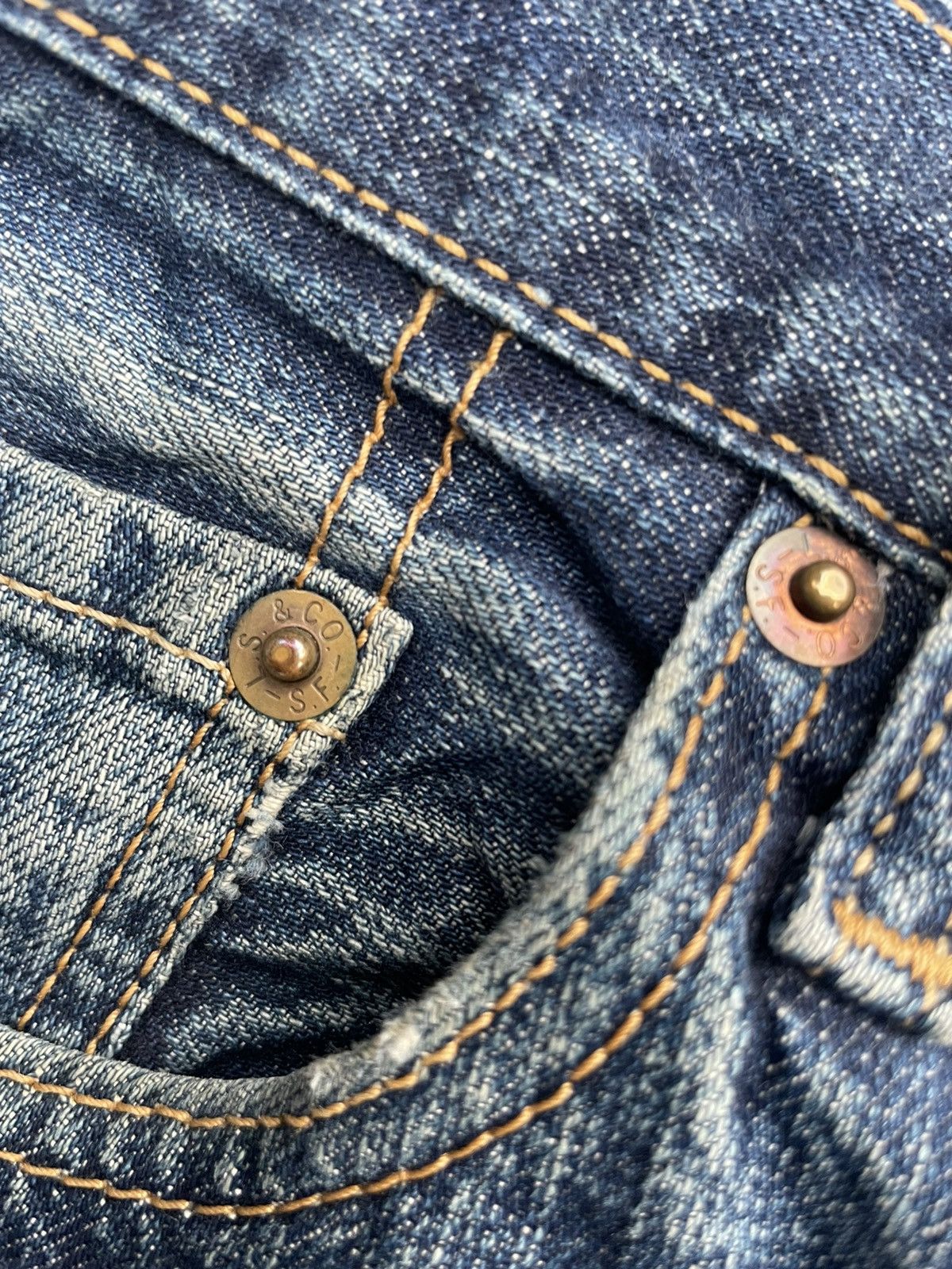 Levi's × Vintage Levis 501 e 2007 Aging Wash Denim Size US 32 / EU 48 - 17 Thumbnail