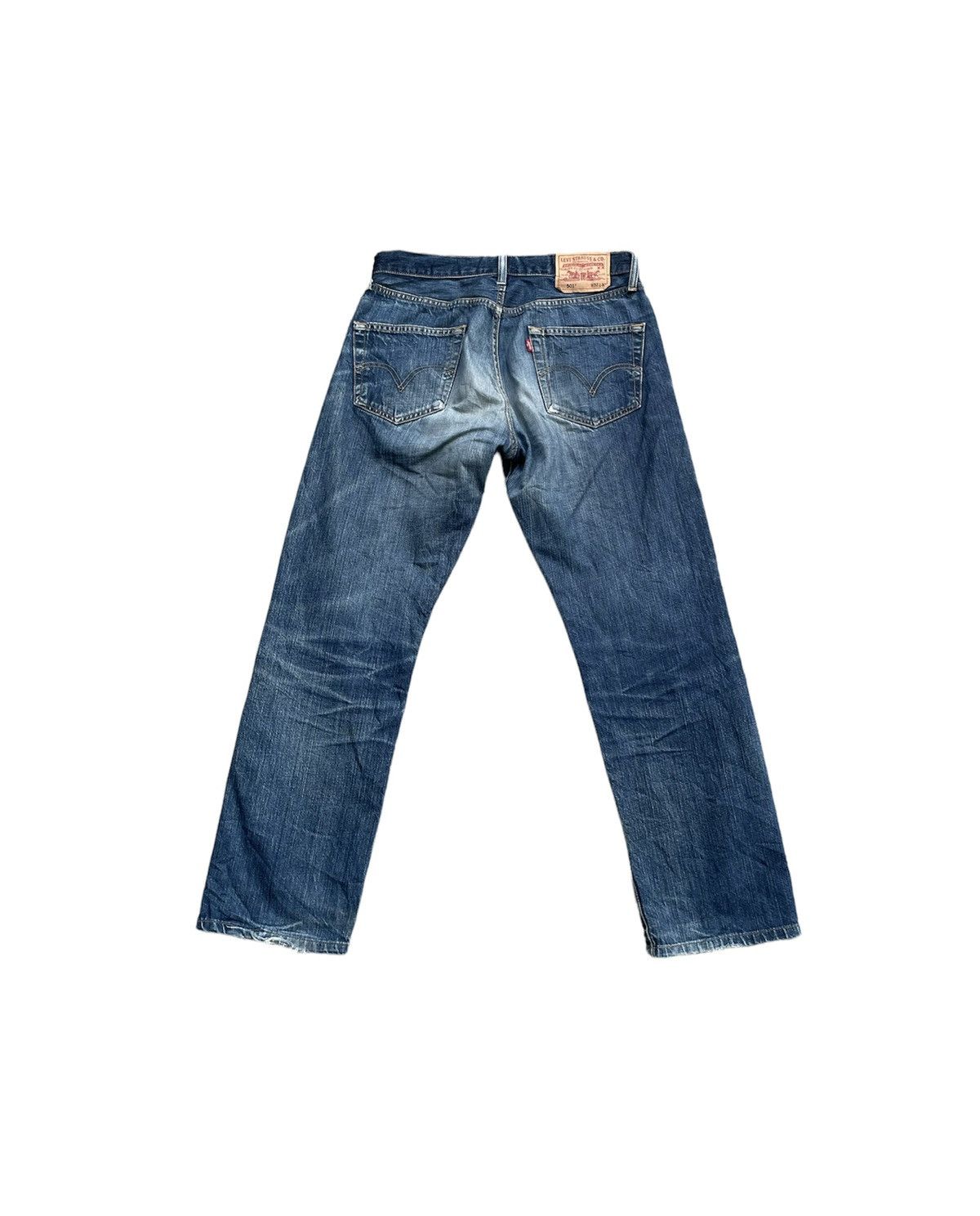 Levi's × Vintage Levis 501 e 2007 Aging Wash Denim Size US 32 / EU 48 - 7 Thumbnail