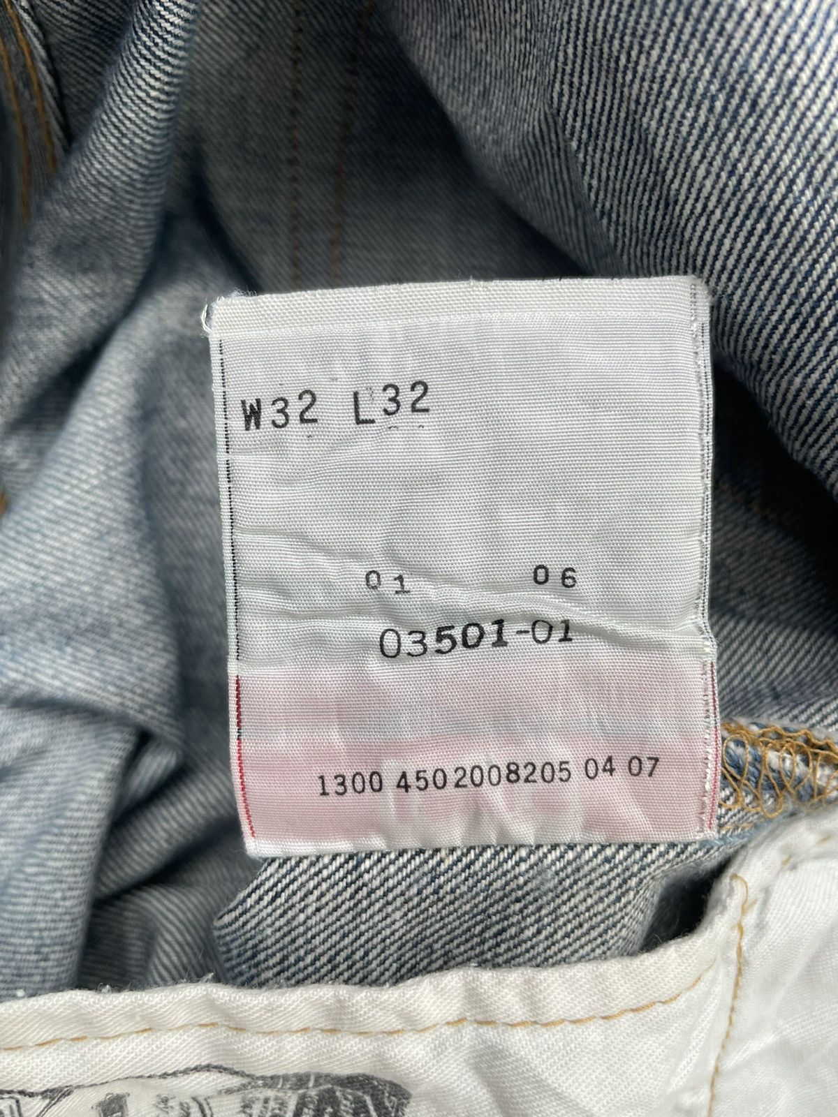 Levi's × Vintage Levis 501 e 2007 Aging Wash Denim Size US 32 / EU 48 - 14 Thumbnail