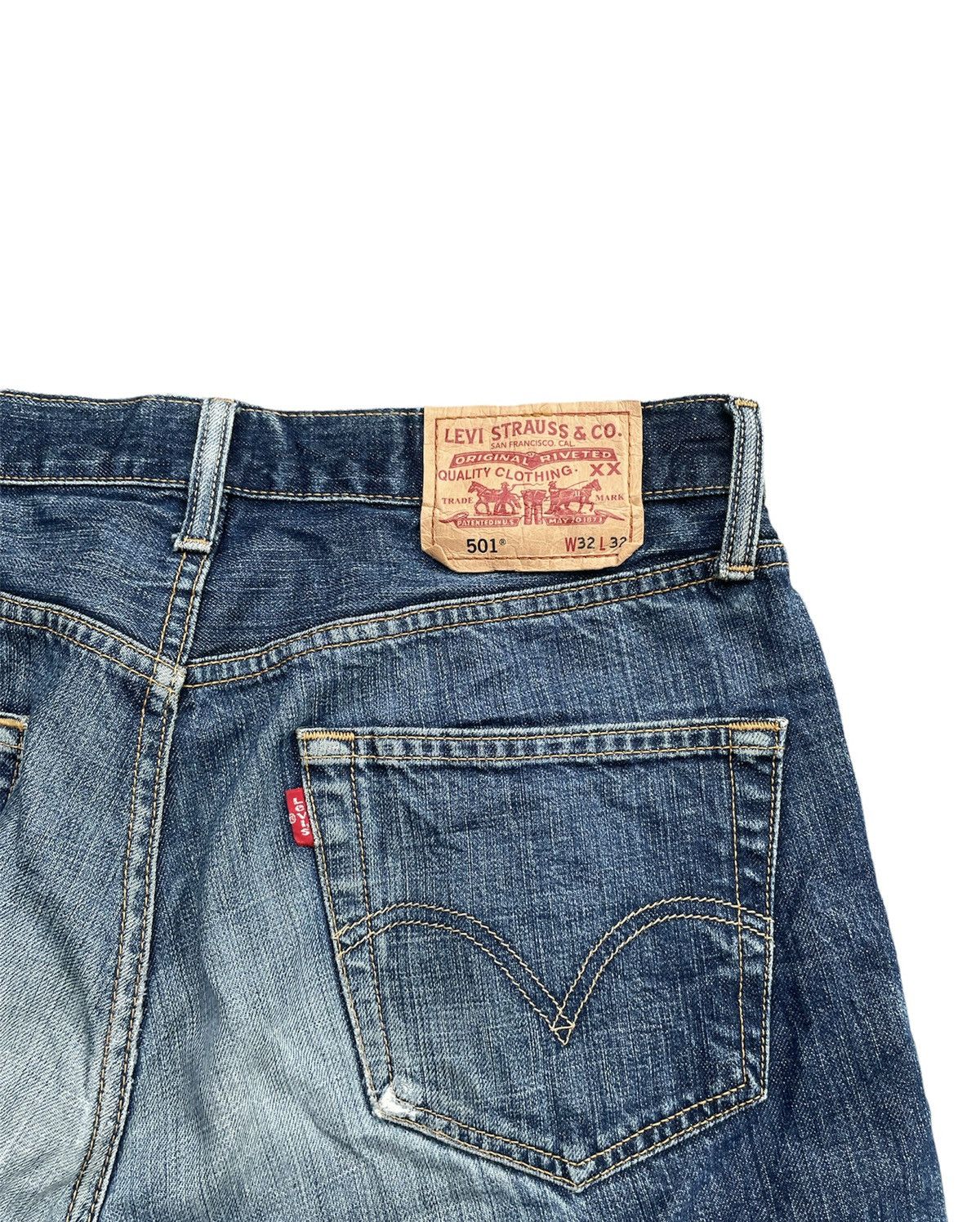 Levi's × Vintage Levis 501 e 2007 Aging Wash Denim Size US 32 / EU 48 - 11 Thumbnail