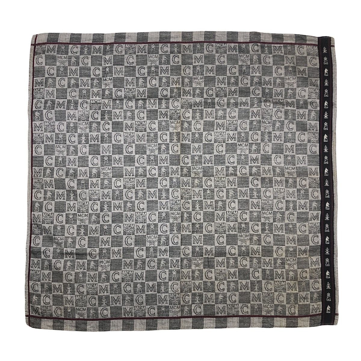 MCM MCM Chess Boards Checkered Handkerchief Pocketsquare Size ONE SIZE - 2 Thumbnail