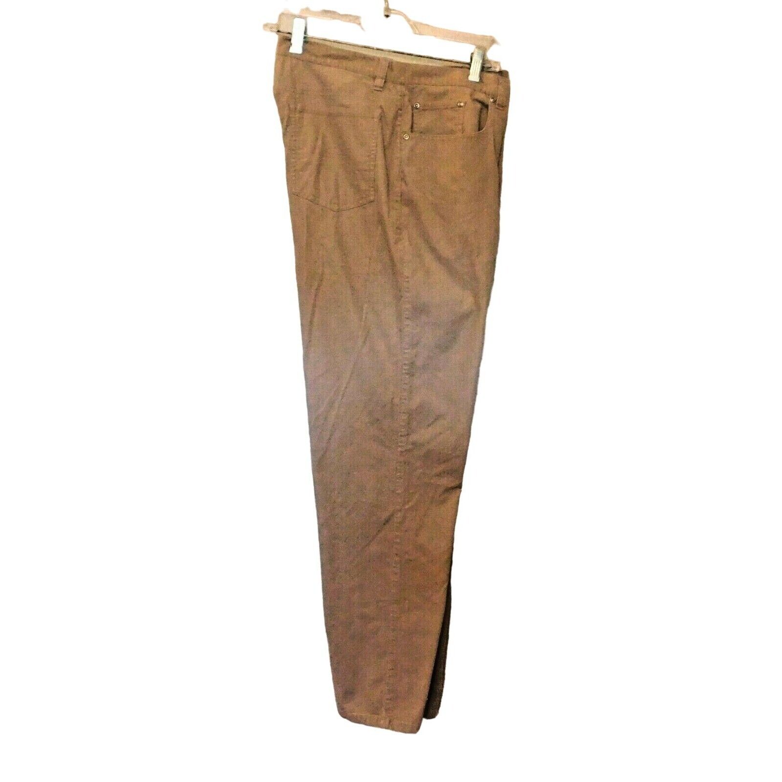 Chicos Chico's Design 2.5 Corduroy Pants L 14 Tan Straight Leg Size 36" / US 14 / IT 50 - 1 Preview
