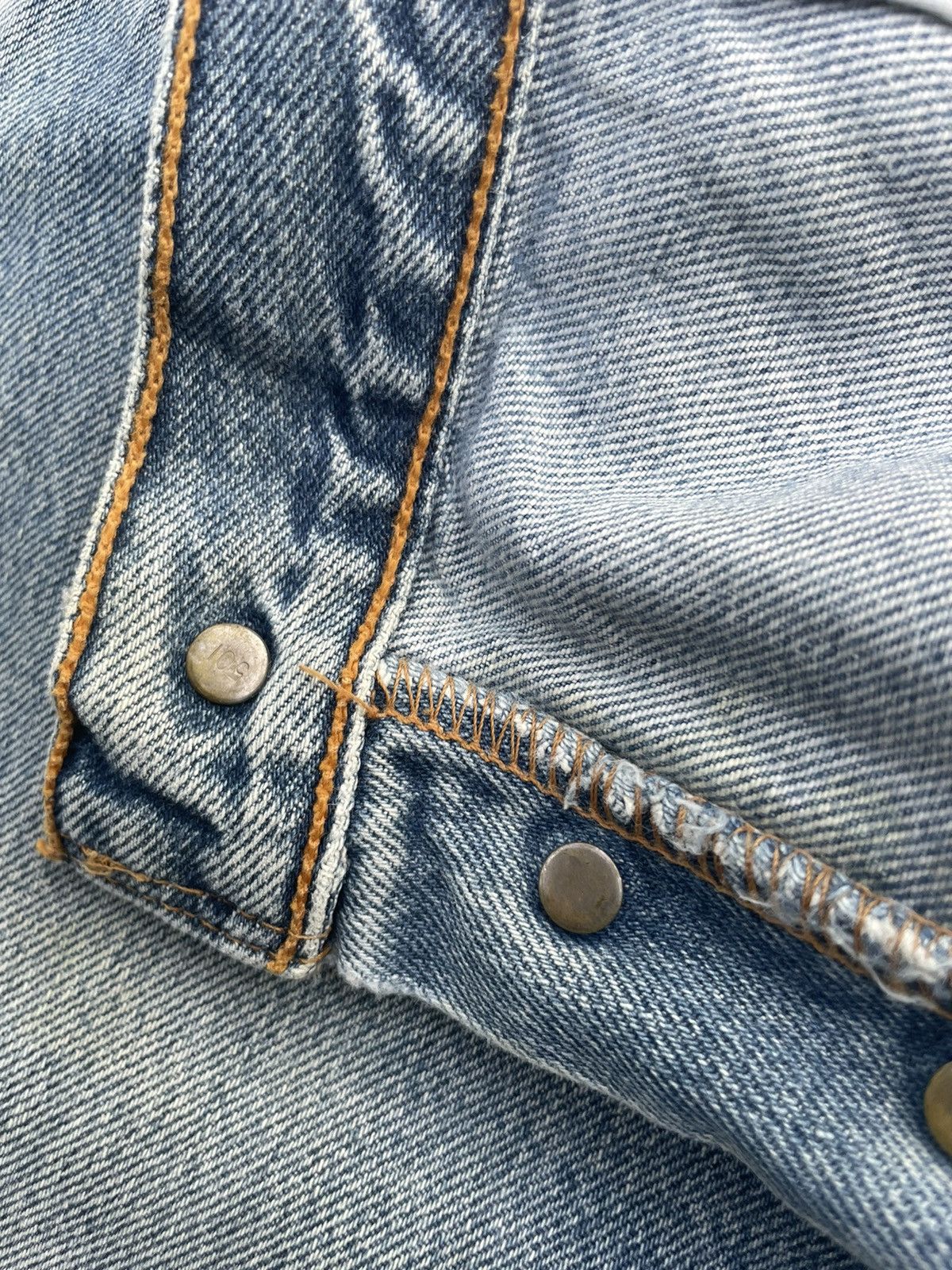 If Six Was Nine × Levi's × Vintage Vintage Levi’s 501 e 1997 Usa Aging Faded Wash Denim Size US 35 - 14 Thumbnail
