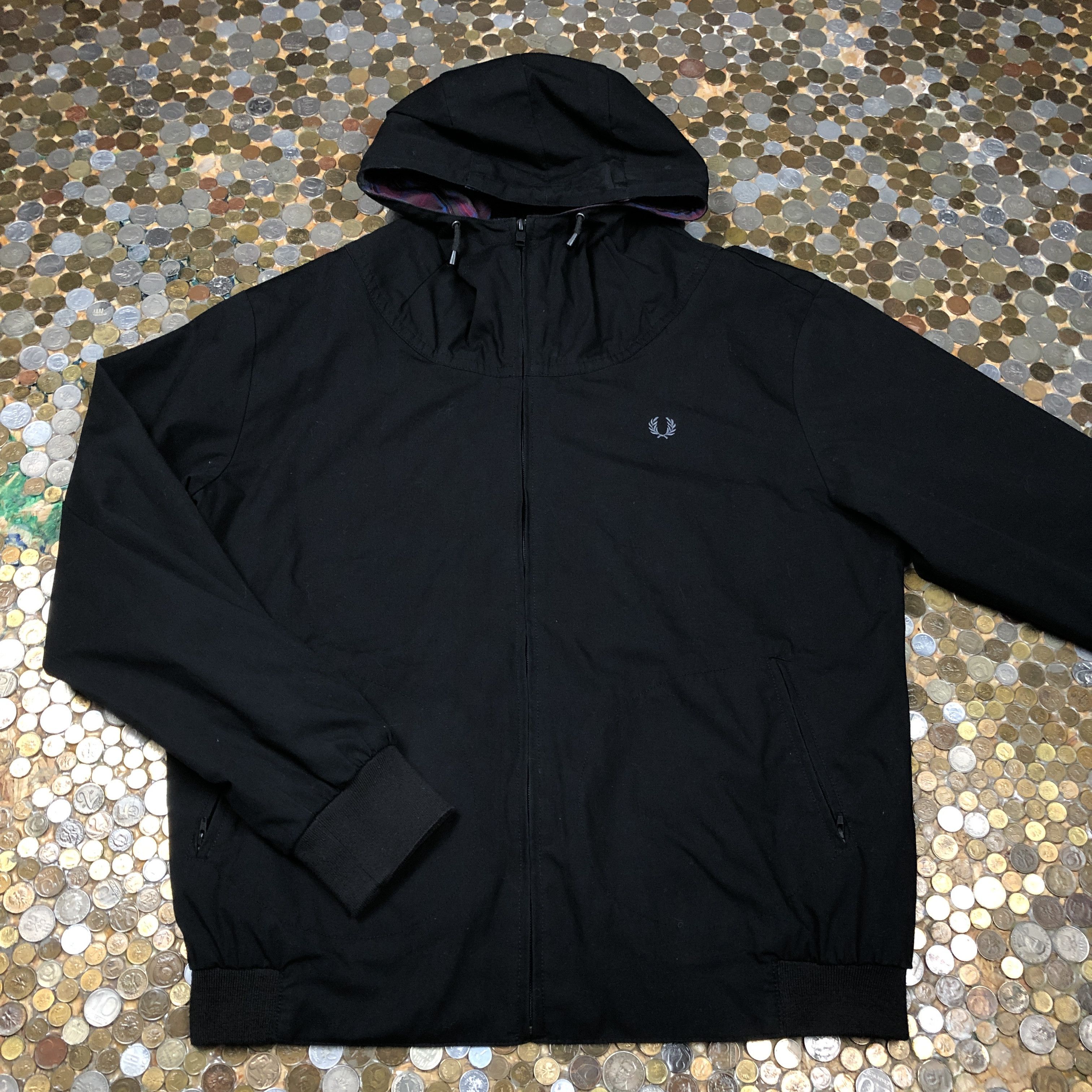 Fred Perry Vintage zip jacket with hoodie