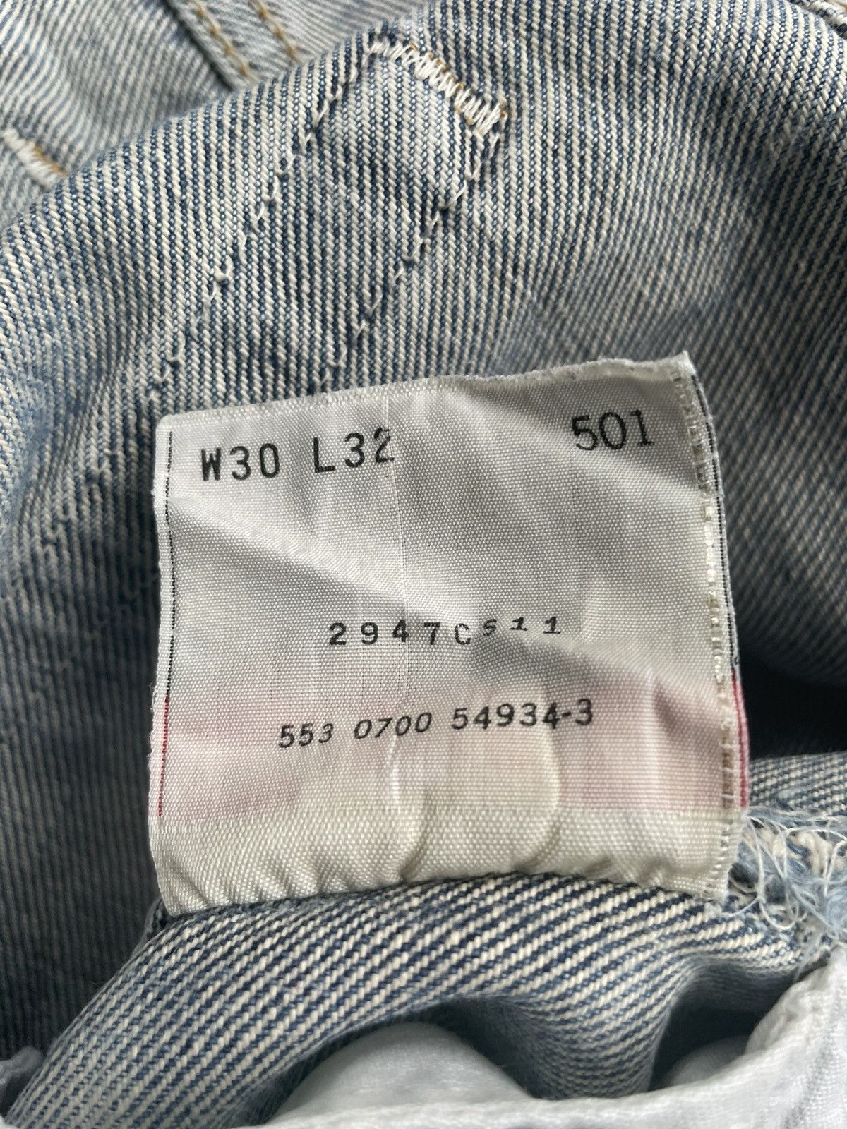 Levi's × Vintage Levi’s 501 e 2000 Usa Stone Aging Wash Size US 29 - 11 Thumbnail