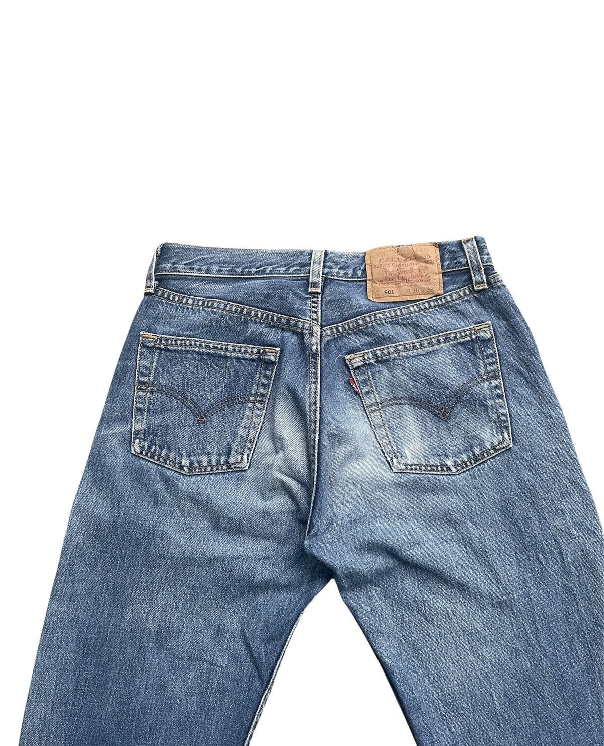 Levi's × Vintage Levi’s 501 e 2000 Usa Stone Aging Wash Size US 29 - 7 Thumbnail