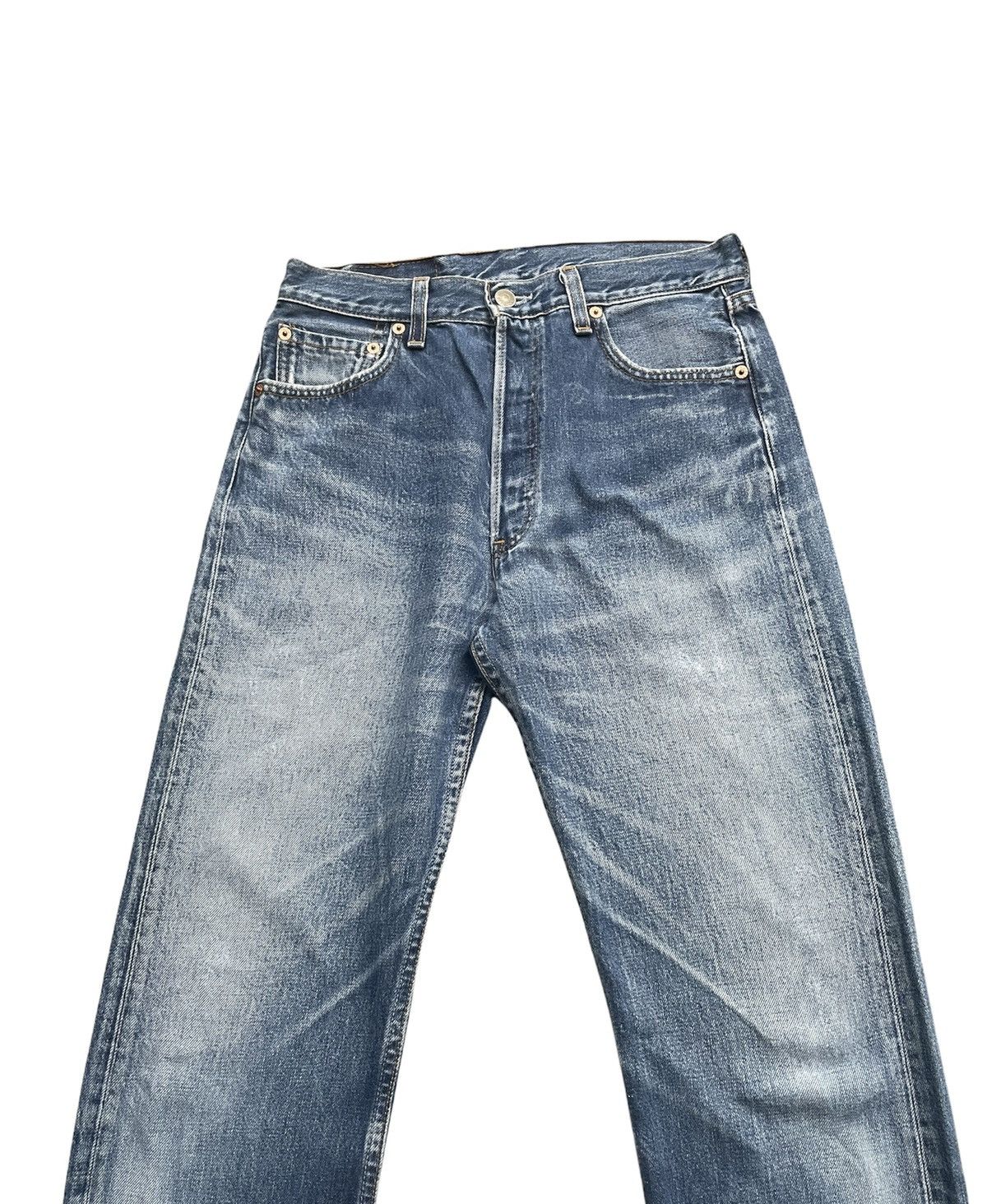 Levi's × Vintage Levi’s 501 e 2000 Usa Stone Aging Wash Size US 29 - 4 Thumbnail
