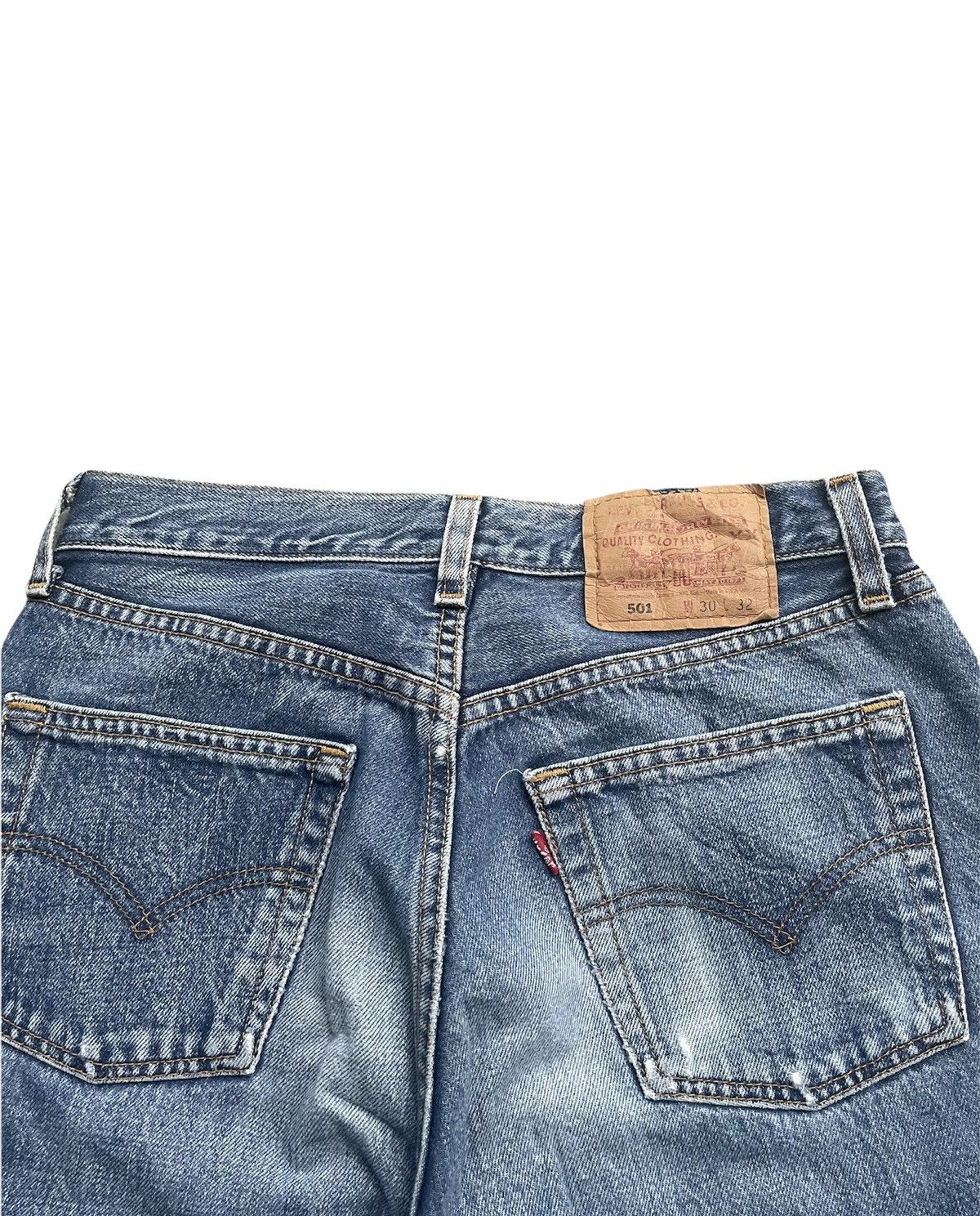 Levi's × Vintage Levi’s 501 e 2000 Usa Stone Aging Wash Size US 29 - 8 Thumbnail