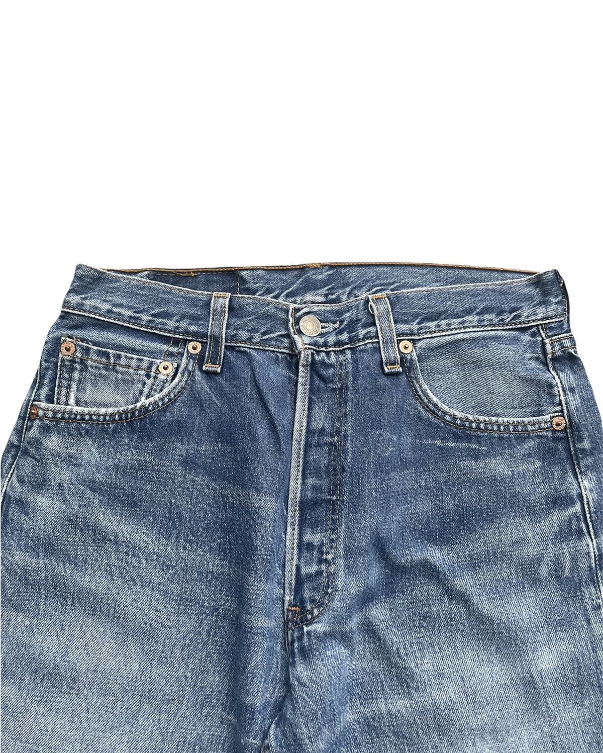 Levi's × Vintage Levi’s 501 e 2000 Usa Stone Aging Wash Size US 29 - 5 Thumbnail