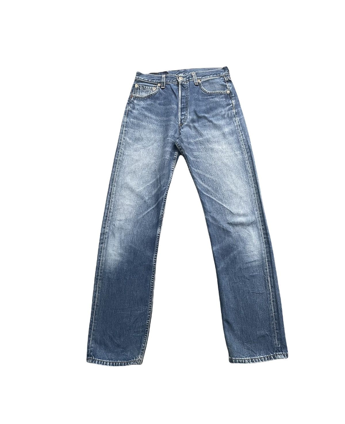image of Levis x Made In USA Levi’S 501 E 2000 Usa Stone Aging Wash in Blue, Men's (Size 29)