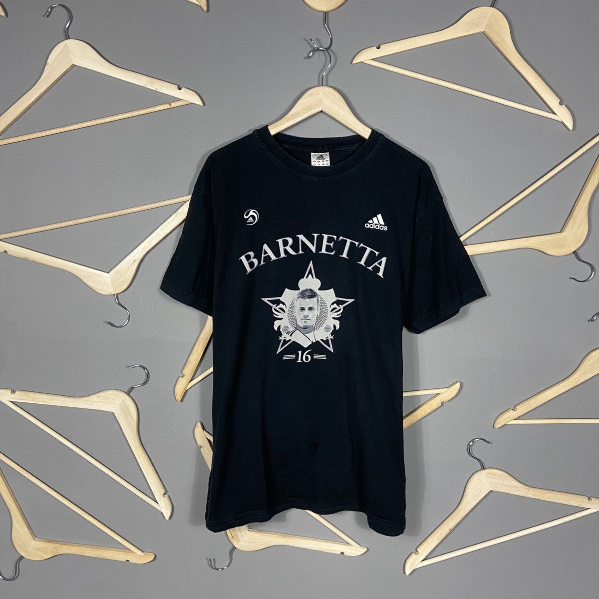 Adidas × Vintage Vintage Adidas Tranquillo Barnetta 2005 tee Size US XL / EU 56 / 4 - 1 Thumbnail