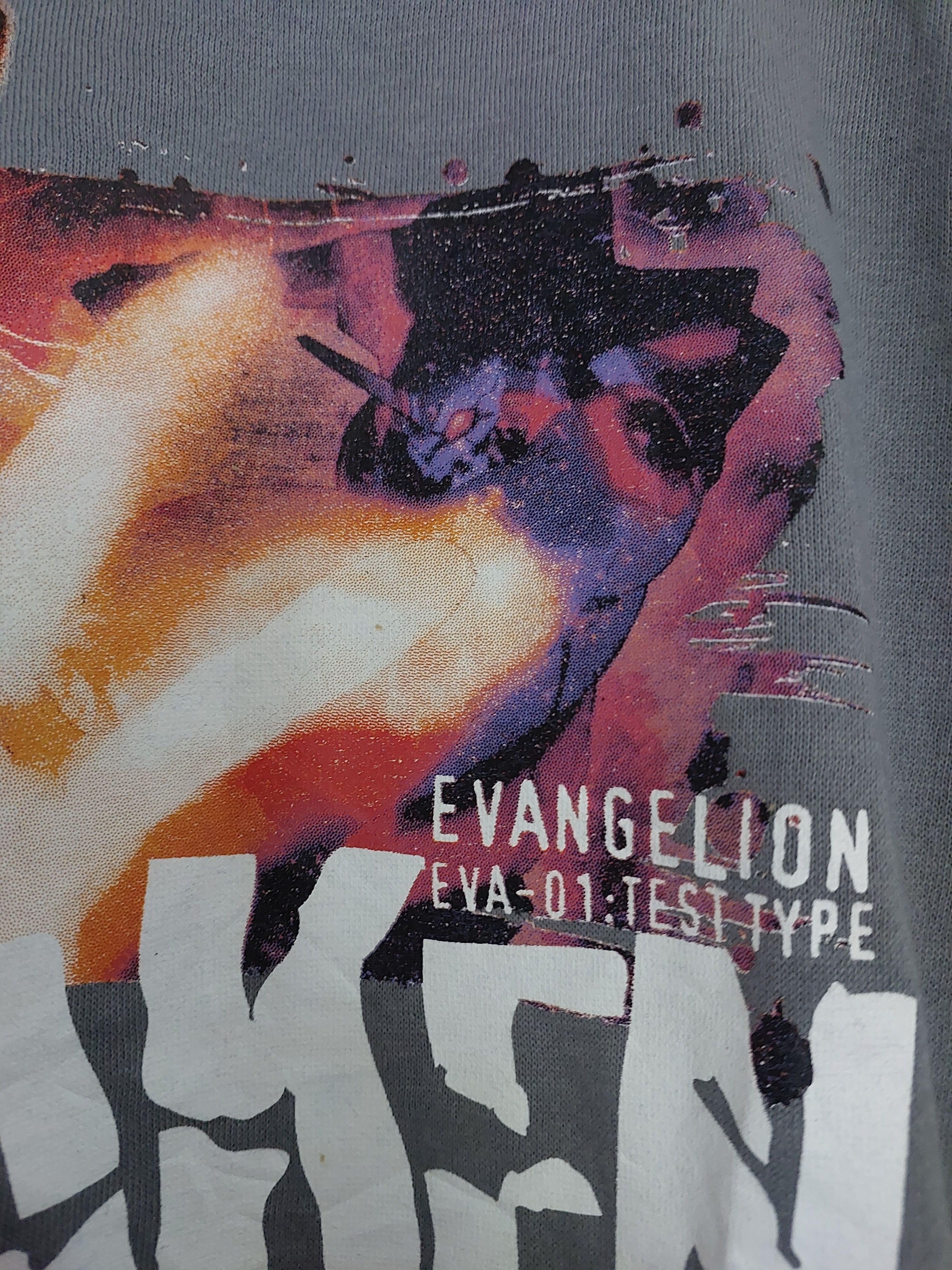 Anime × Japanese Brand × Vintage NEON GENESIS EVANGELION ANIME SWEATSHIRT Size US M / EU 48-50 / 2 - 10 Thumbnail