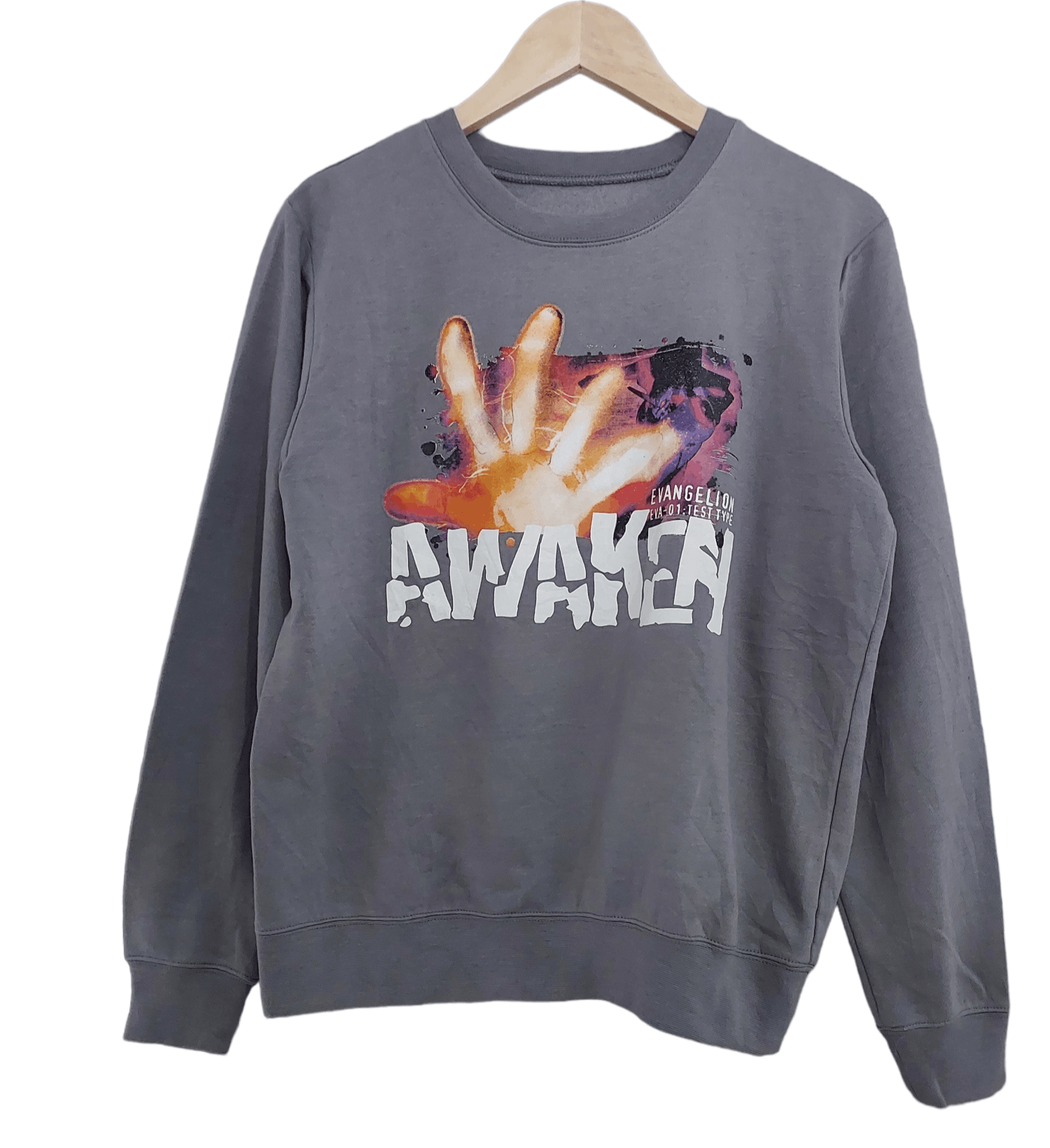 Anime × Japanese Brand × Vintage NEON GENESIS EVANGELION ANIME SWEATSHIRT Size US M / EU 48-50 / 2 - 1 Thumbnail