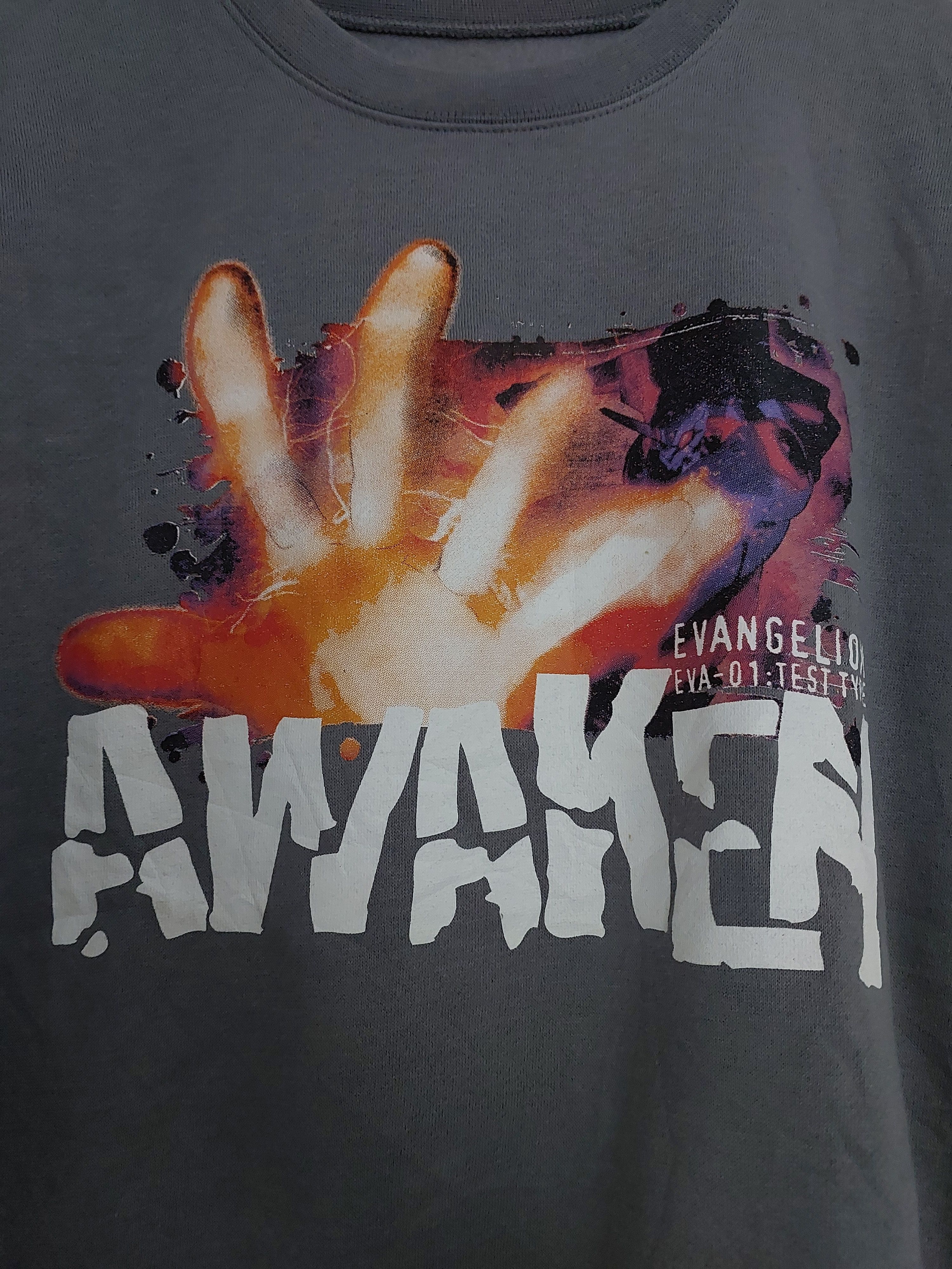 Anime × Japanese Brand × Vintage NEON GENESIS EVANGELION ANIME SWEATSHIRT Size US M / EU 48-50 / 2 - 12 Thumbnail