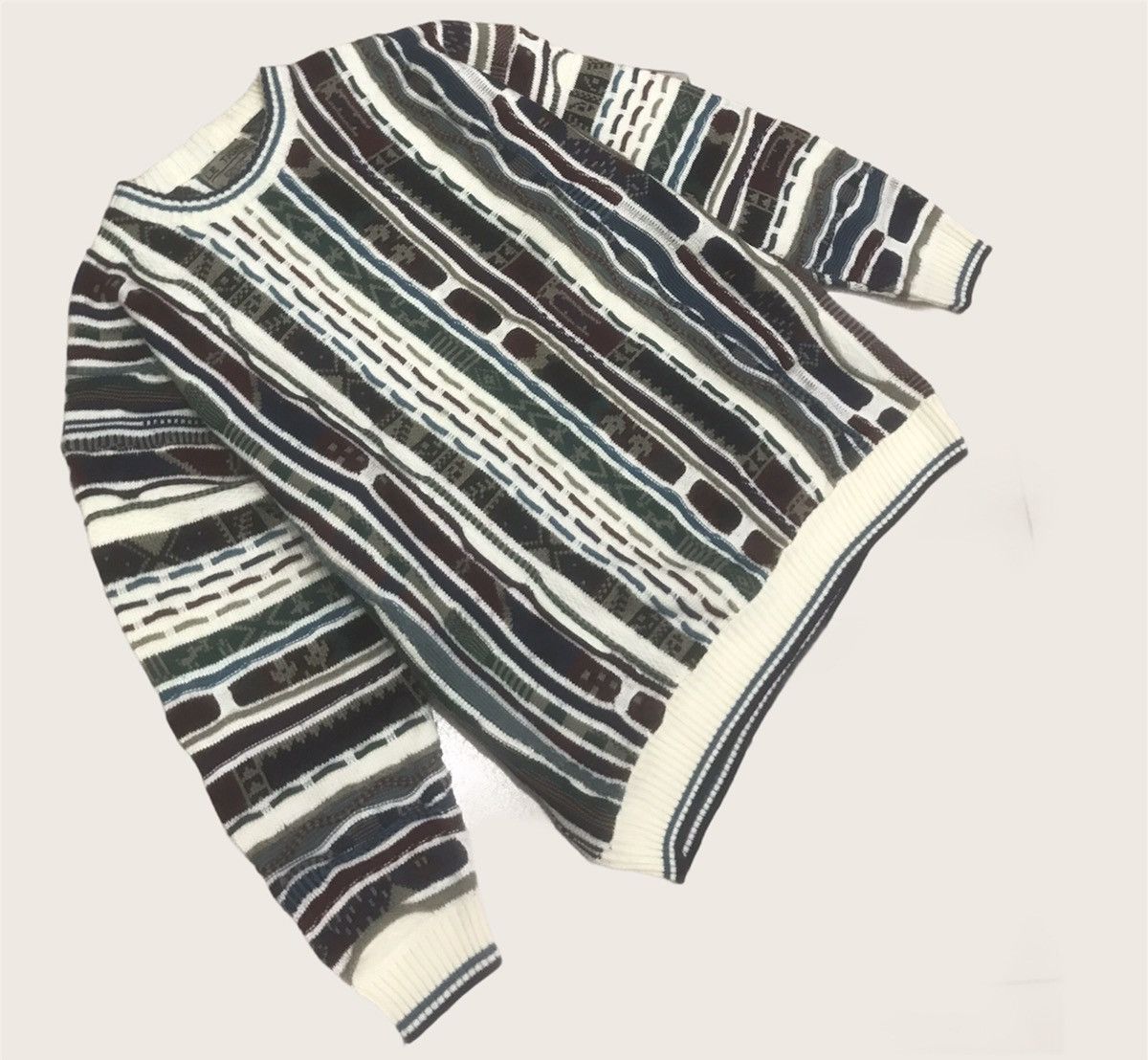 Coogi Le Tigre Coogi Inspire Mix Multicolour Knitwear Size US XXL / EU 58 / 5 - 4 Thumbnail