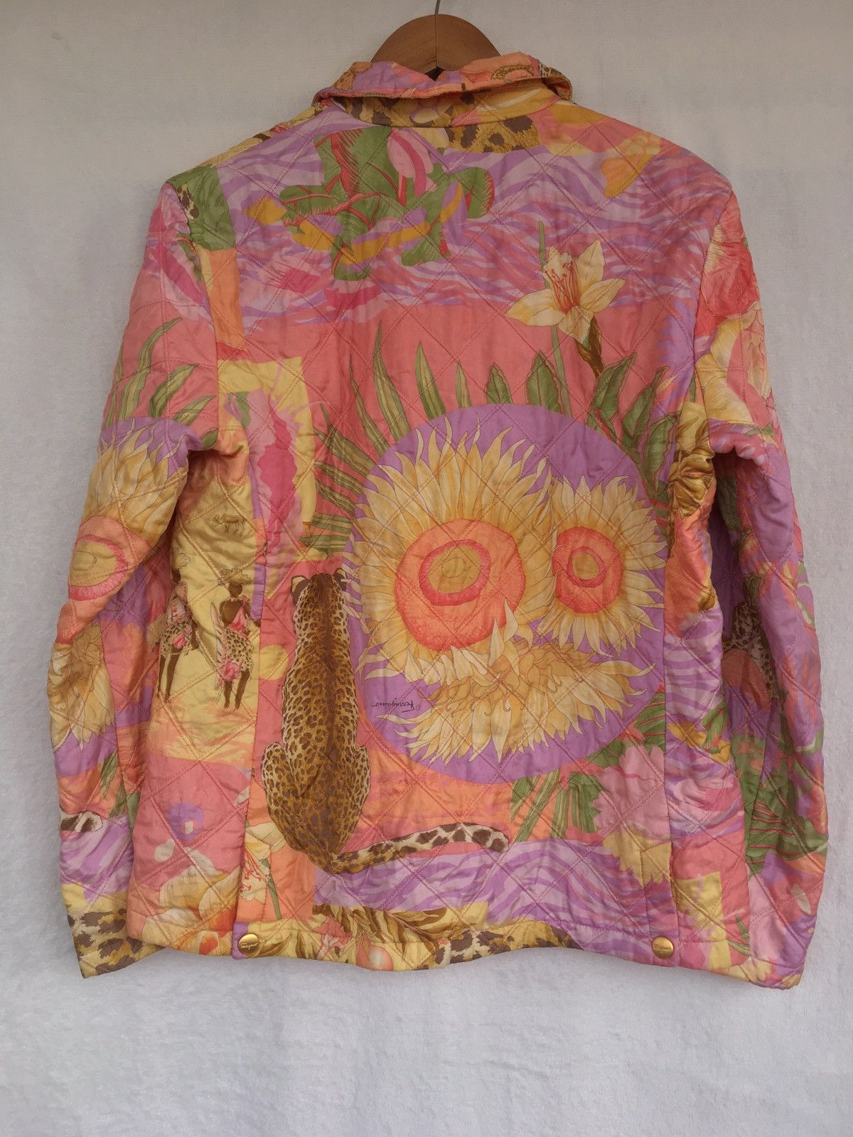 Salvatore Ferragamo × Vintage silk jacket Size US M / EU 48-50 / 2 - 8 Thumbnail
