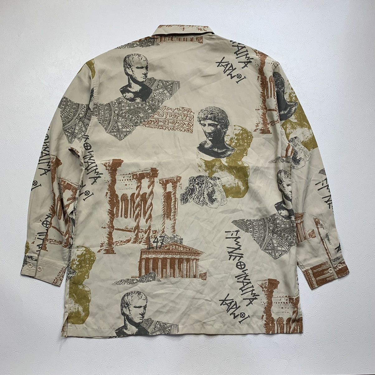 Japanese Brand Vintage 90s umberto ginocchietti renaissance art print shirt Size US M / EU 48-50 / 2 - 2 Thumbnail