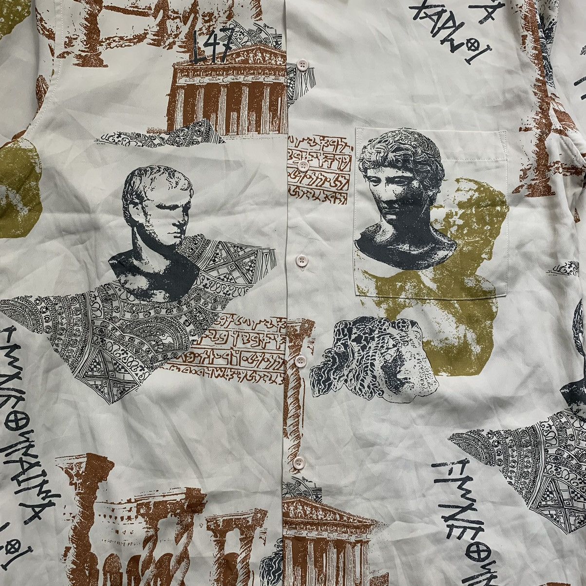 Japanese Brand Vintage 90s umberto ginocchietti renaissance art print shirt Size US M / EU 48-50 / 2 - 4 Thumbnail