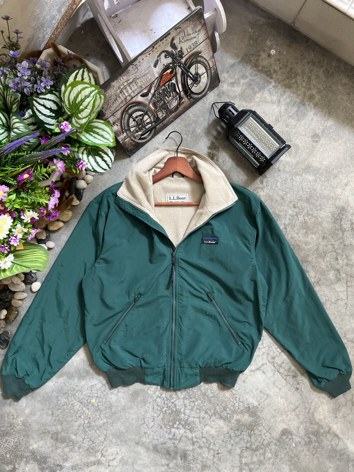 L.L. Bean × Vintage 🔥 Vintage 🔥 L.L. Bean Bomber Style Jacket Size US L / EU 52-54 / 3 - 1 Thumbnail