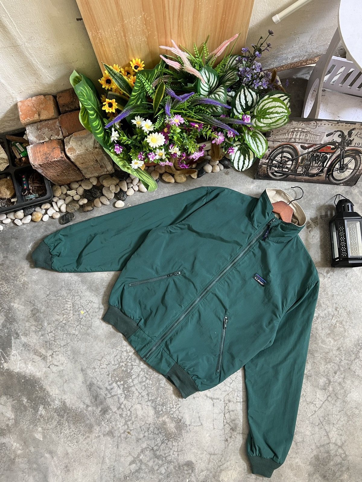 L.L. Bean × Vintage 🔥 Vintage 🔥 L.L. Bean Bomber Style Jacket Size US L / EU 52-54 / 3 - 4 Thumbnail