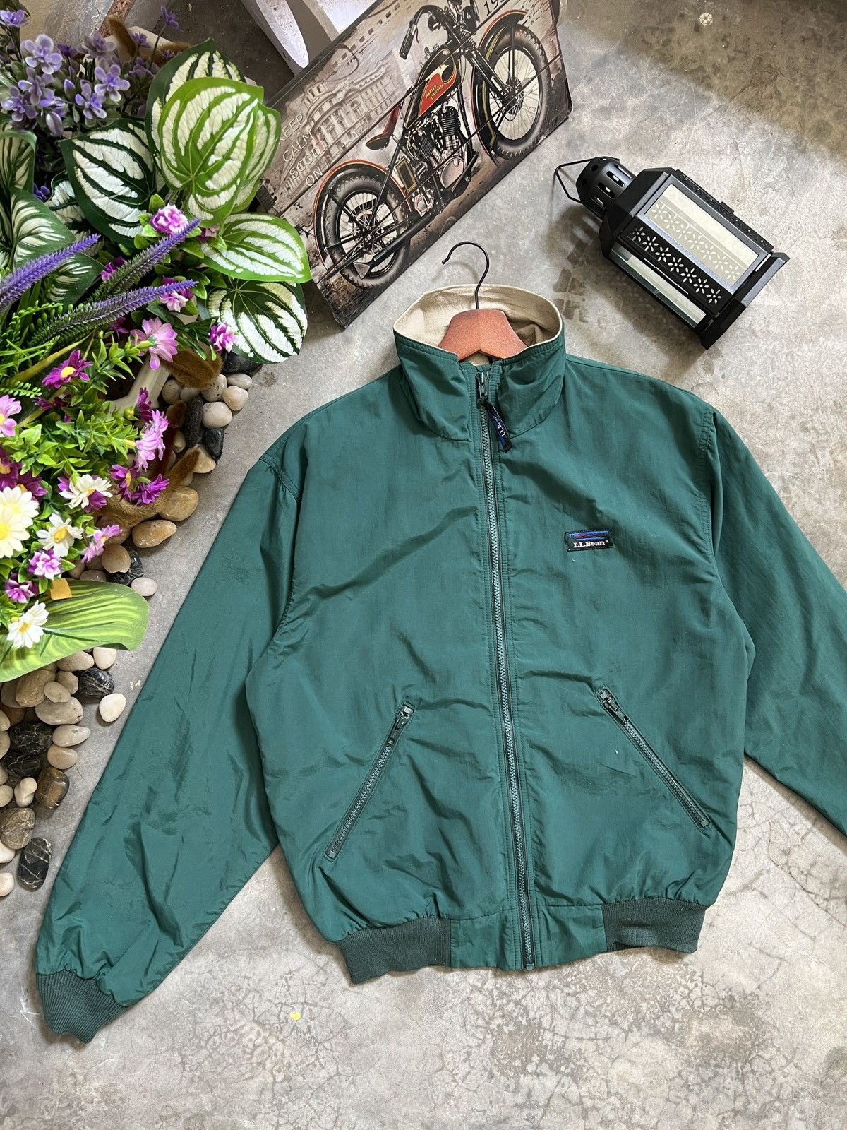 L.L. Bean × Vintage 🔥 Vintage 🔥 L.L. Bean Bomber Style Jacket Size US L / EU 52-54 / 3 - 3 Thumbnail