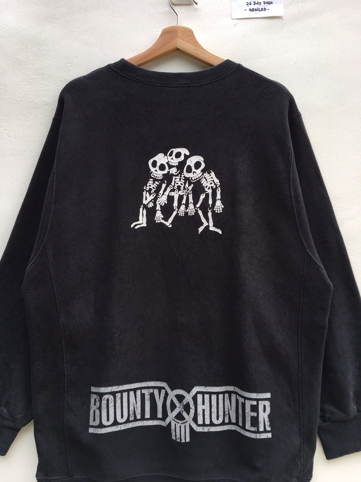 Bounty Hunter Vintage Bounty Hunter Big Logo Skull Pullover Sweatshirt Size US L / EU 52-54 / 3 - 11 Thumbnail