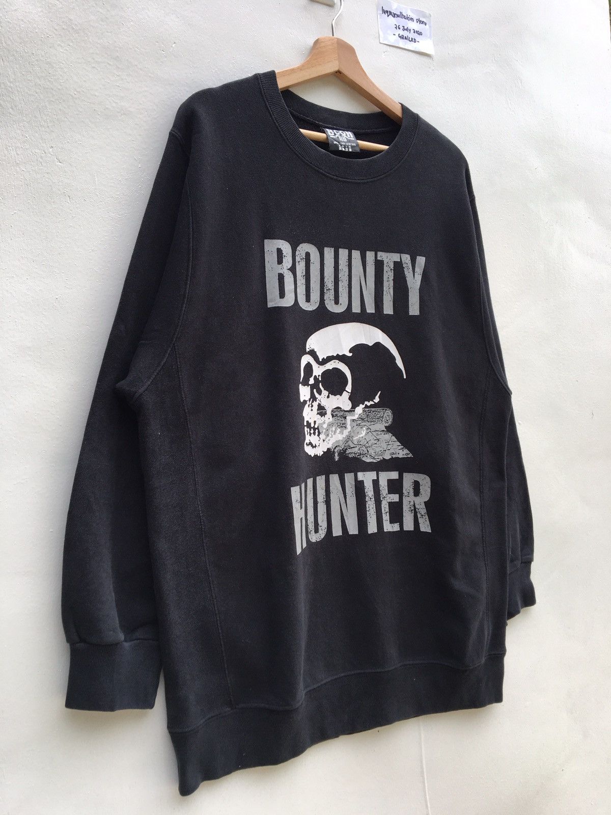 Bounty Hunter Vintage Bounty Hunter Big Logo Skull Pullover Sweatshirt Size US L / EU 52-54 / 3 - 2 Thumbnail