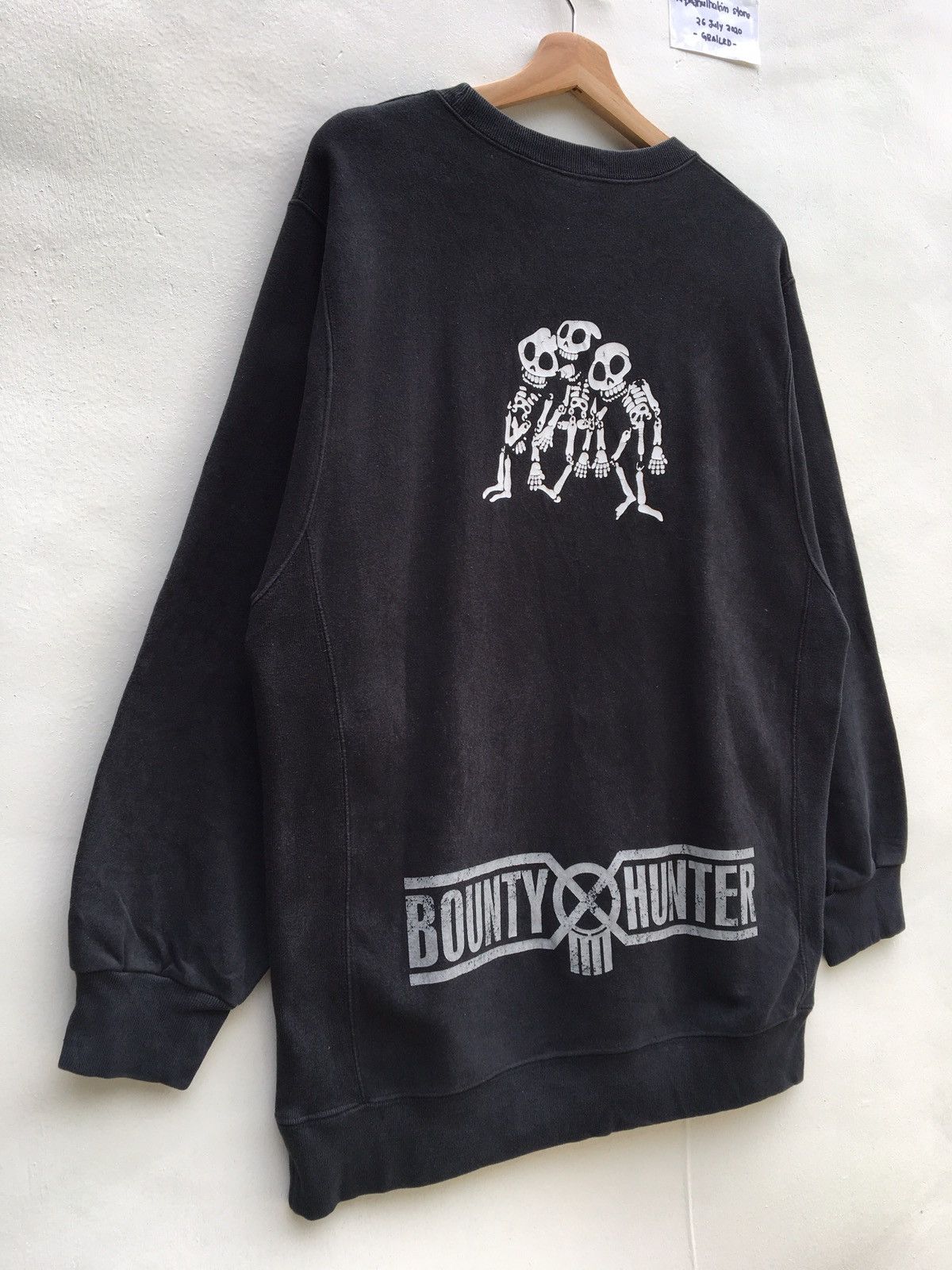 Bounty Hunter Vintage Bounty Hunter Big Logo Skull Pullover Sweatshirt Size US L / EU 52-54 / 3 - 9 Thumbnail