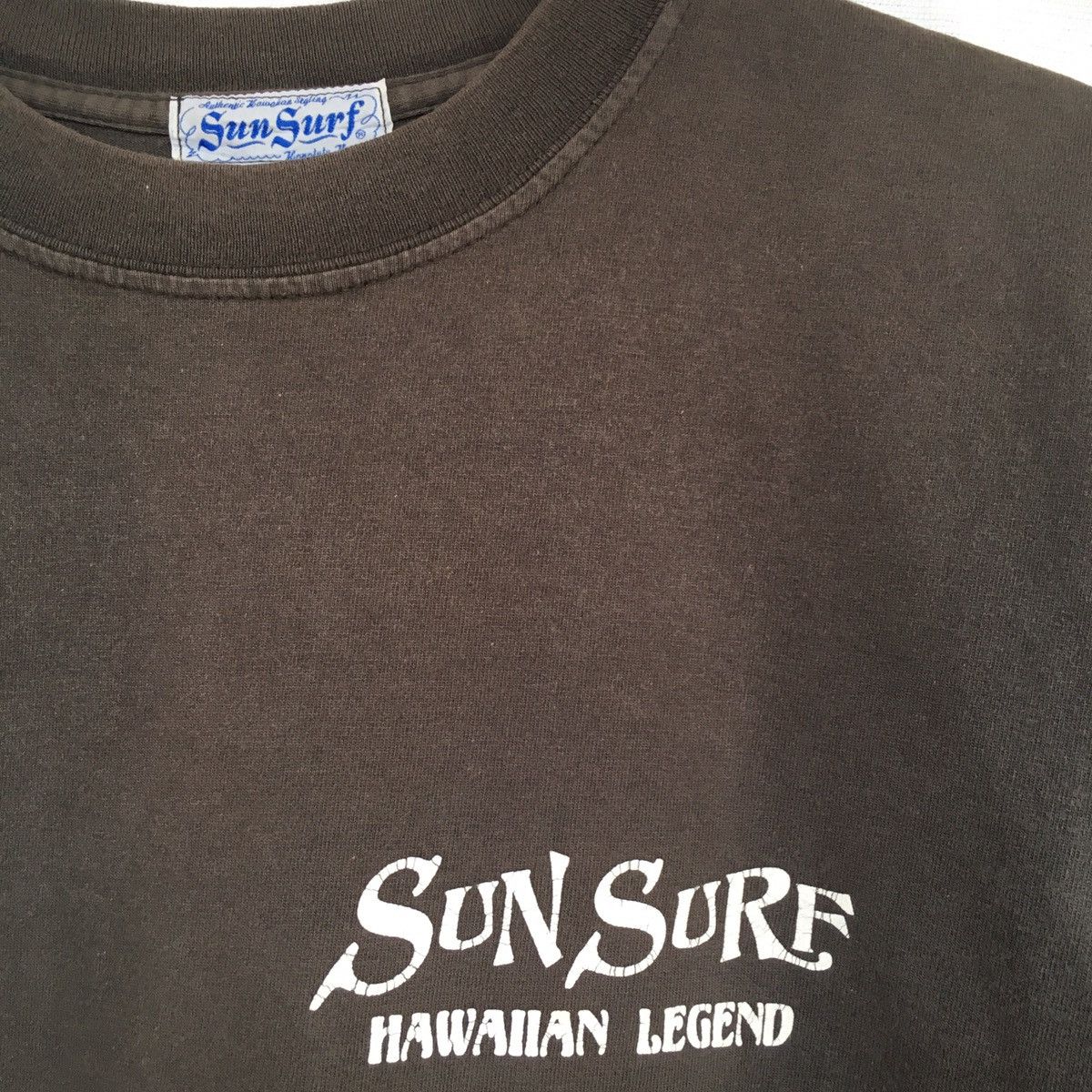 image of Sun Surf Tee in Faded Black, Men's (Size Medium)