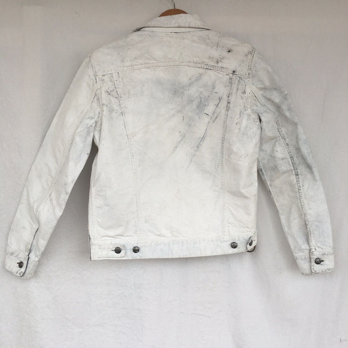 Japanese Brand stillgreen white painted jacket Size US M / EU 48-50 / 2 - 12 Thumbnail