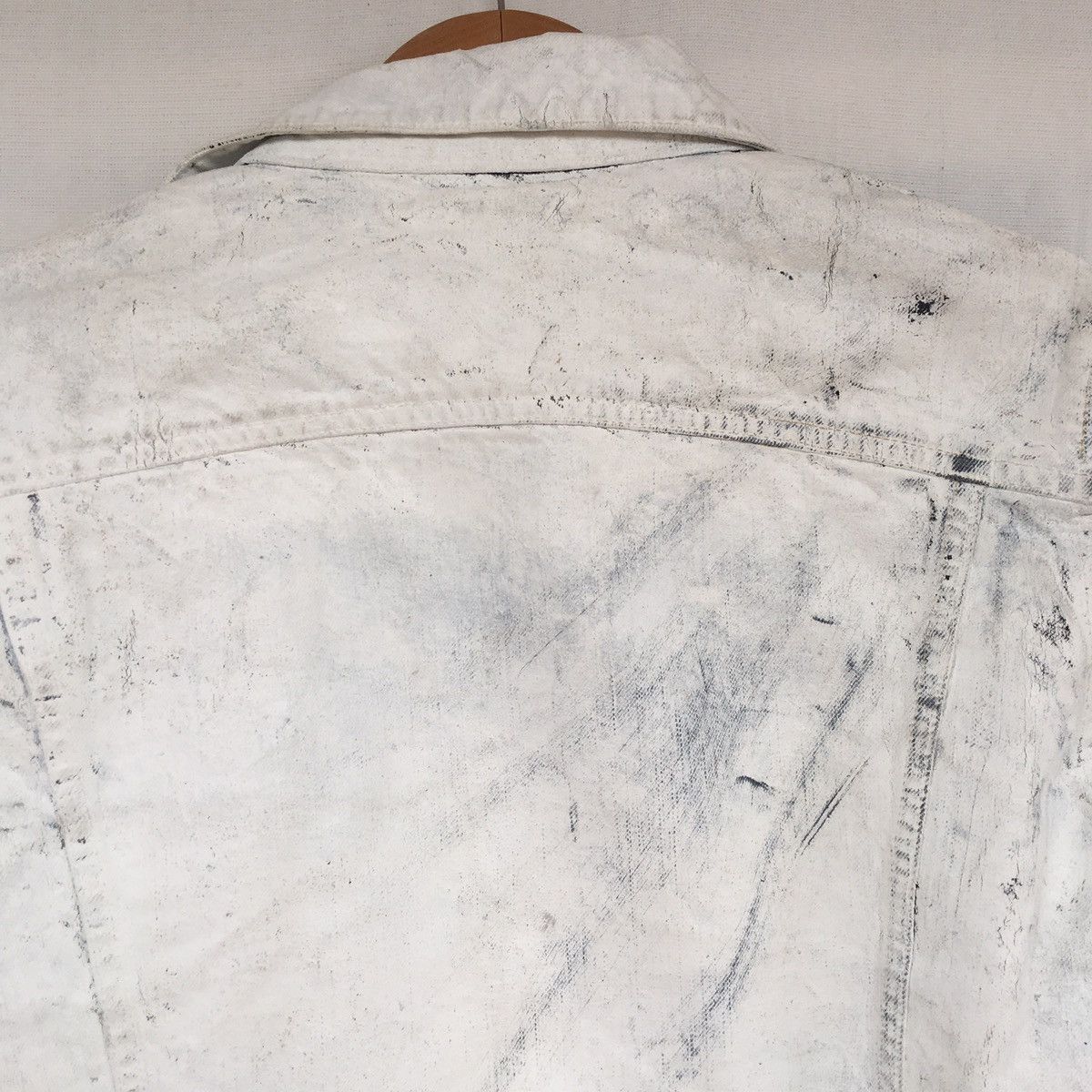 Japanese Brand stillgreen white painted jacket Size US M / EU 48-50 / 2 - 13 Thumbnail