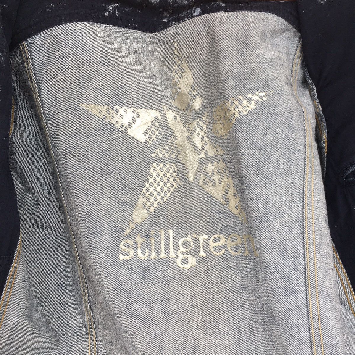 Japanese Brand stillgreen white painted jacket Size US M / EU 48-50 / 2 - 8 Thumbnail