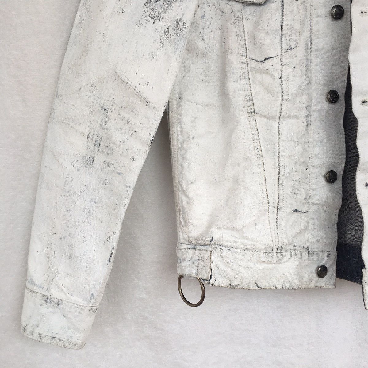 Japanese Brand stillgreen white painted jacket Size US M / EU 48-50 / 2 - 4 Thumbnail