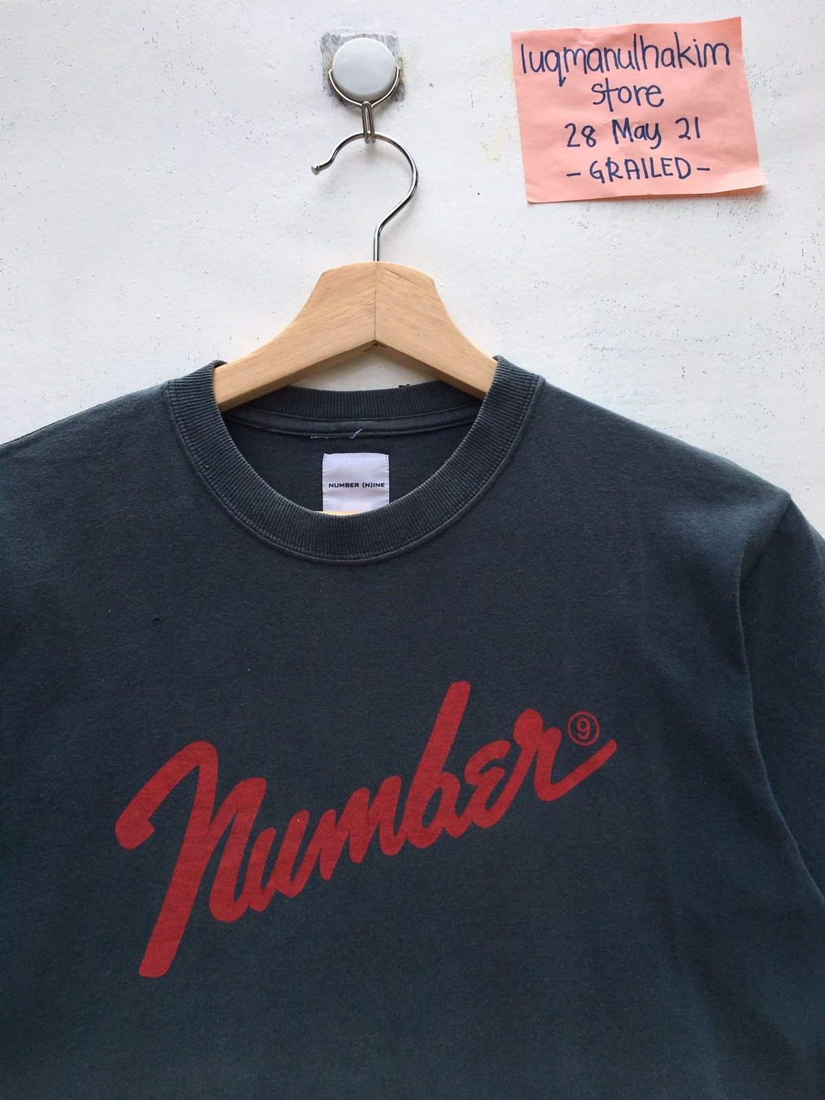 Number (N)ine Rare Number (N)ine Fender Design Word Logo Tshirt Size US S / EU 44-46 / 1 - 1 Thumbnail