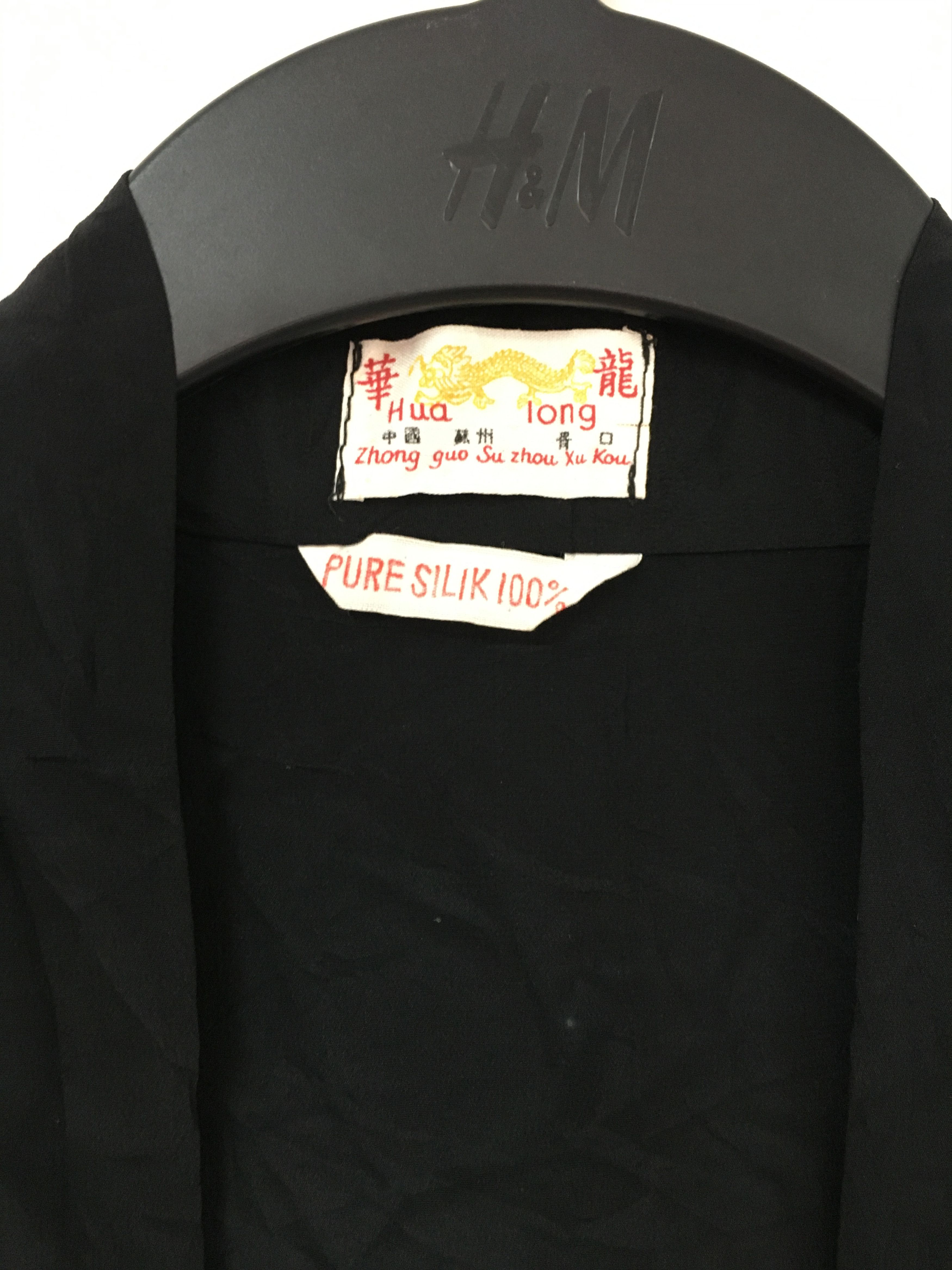 Vintage 70s kimono handmade embroided Size US M / EU 48-50 / 2 - 7 Thumbnail