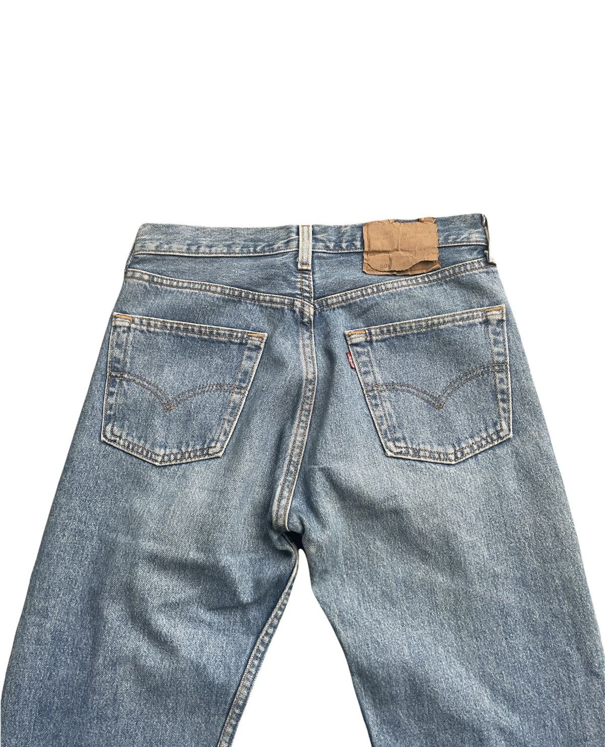 Levi's Vintage Levi’s 501 e 1995 Usa Stone Aging Wash Size US 28 / EU 44 - 9 Thumbnail