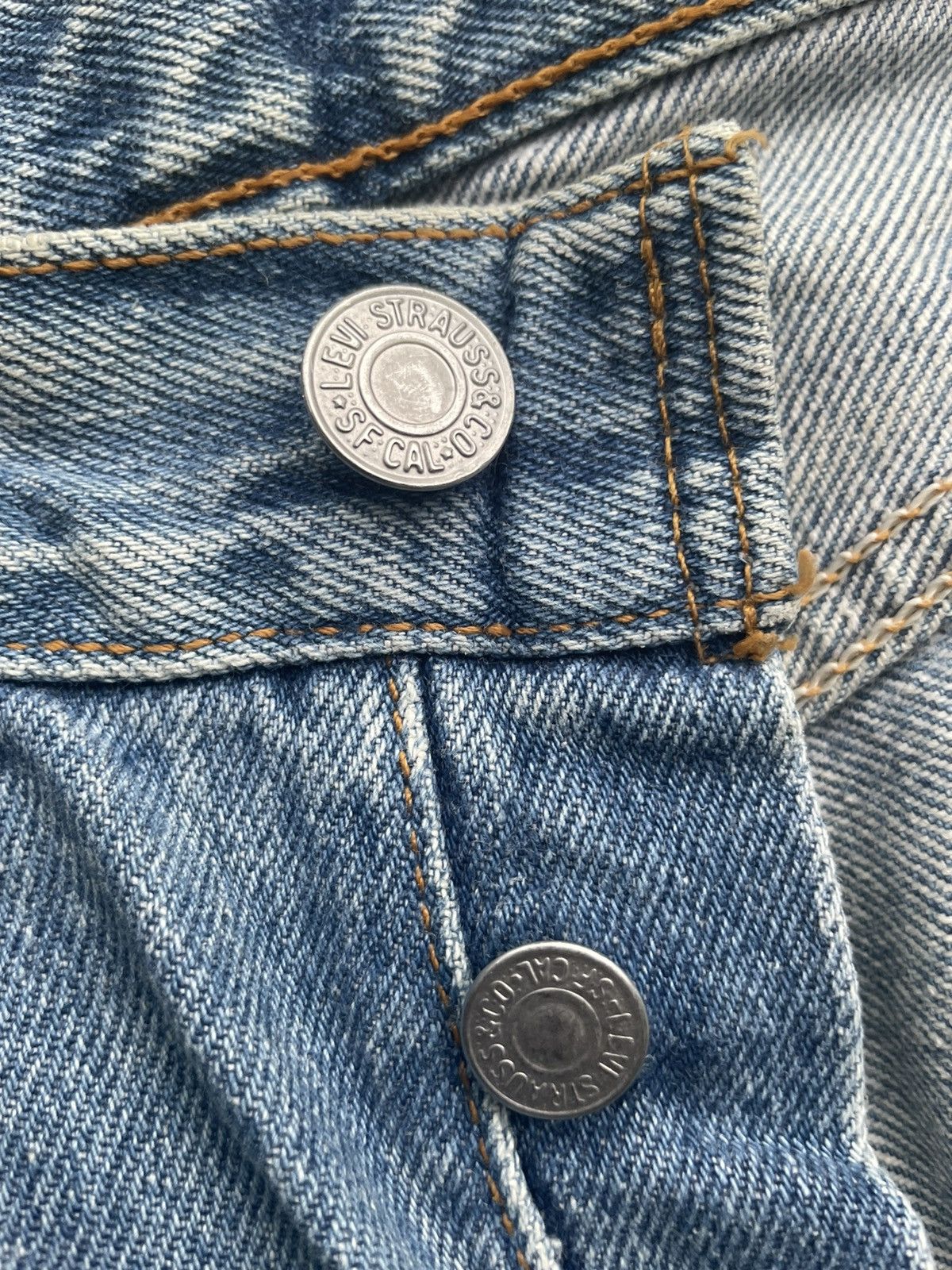 Levi's Vintage Levi’s 501 e 1995 Usa Stone Aging Wash Size US 28 / EU 44 - 18 Thumbnail