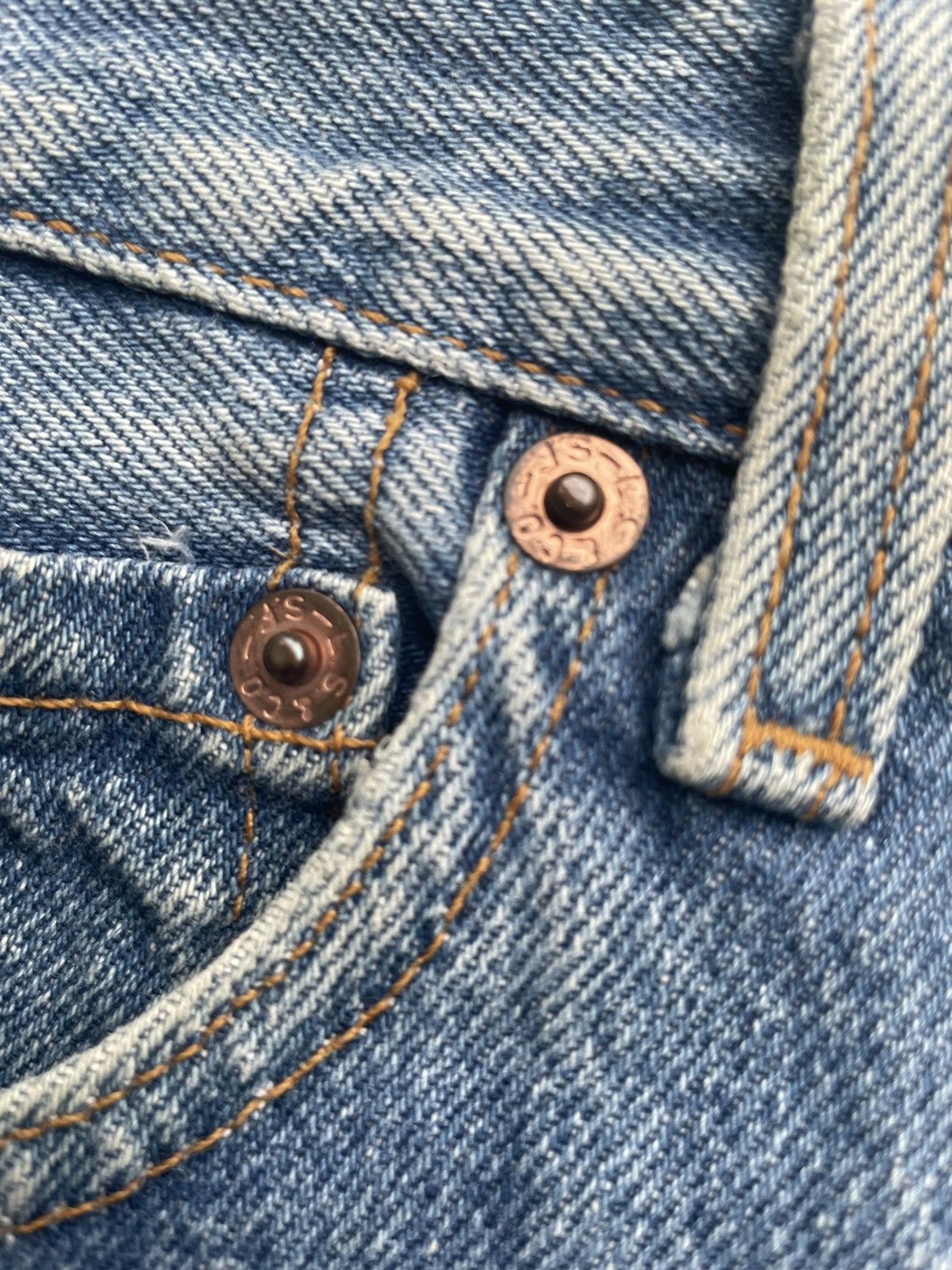 Levi's Vintage Levi’s 501 e 1995 Usa Stone Aging Wash Size US 28 / EU 44 - 17 Thumbnail
