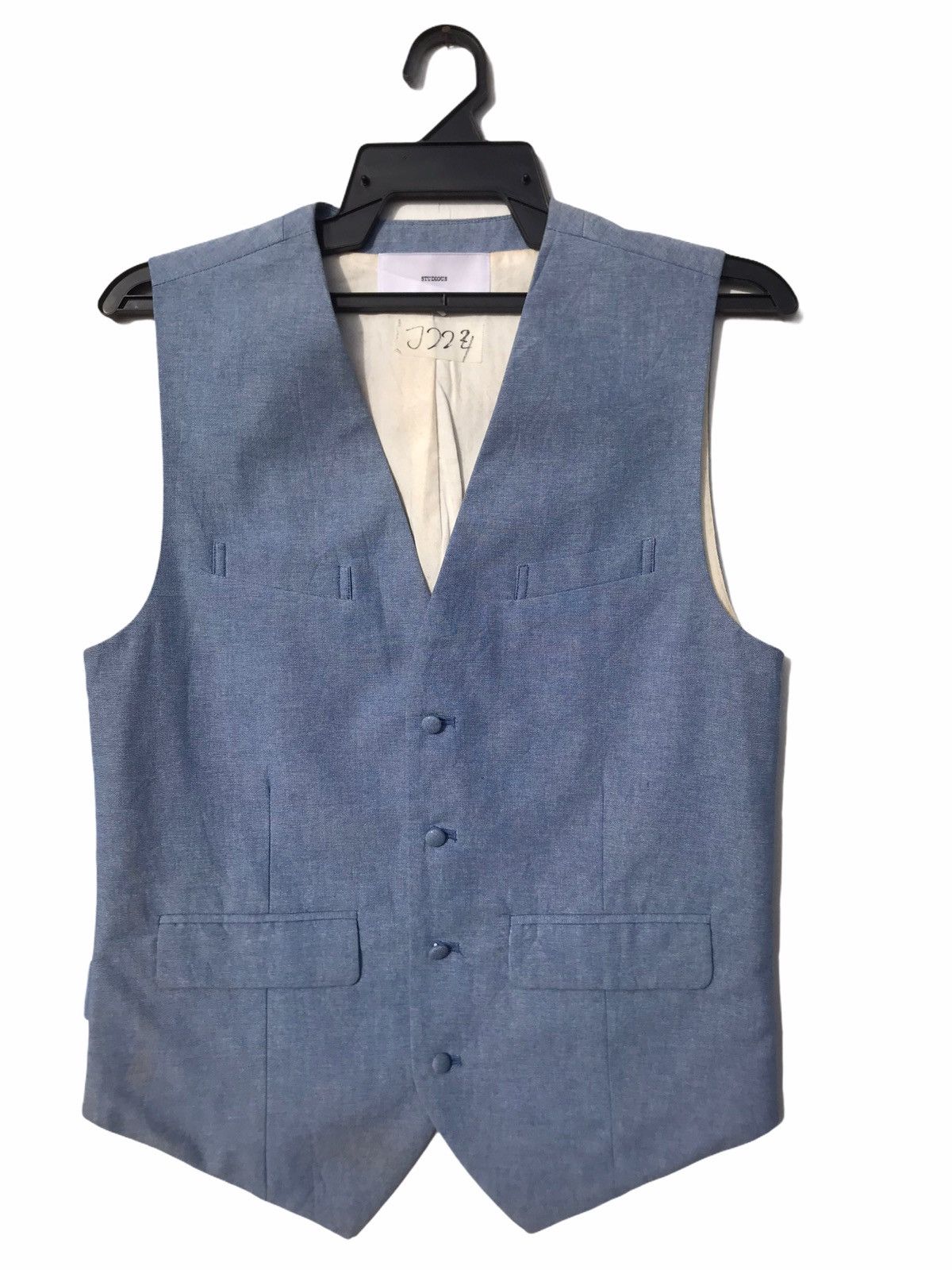 STUDIOUS Studious Denim Style Vest Size US S / EU 44-46 / 1 - 1 Thumbnail