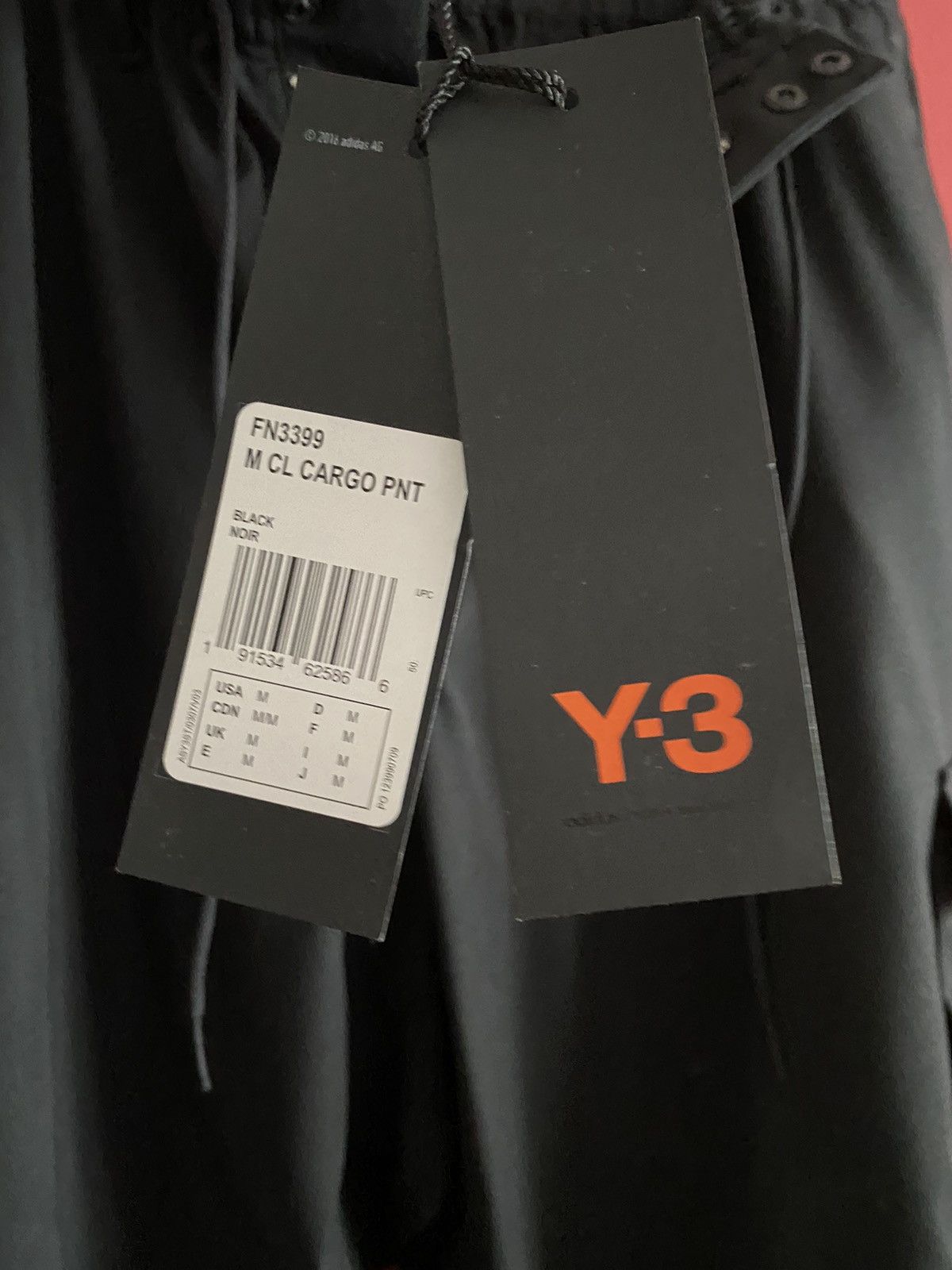 Y-3 Y3 Black Cargo Pants Size US 30 / EU 46 - 9 Thumbnail