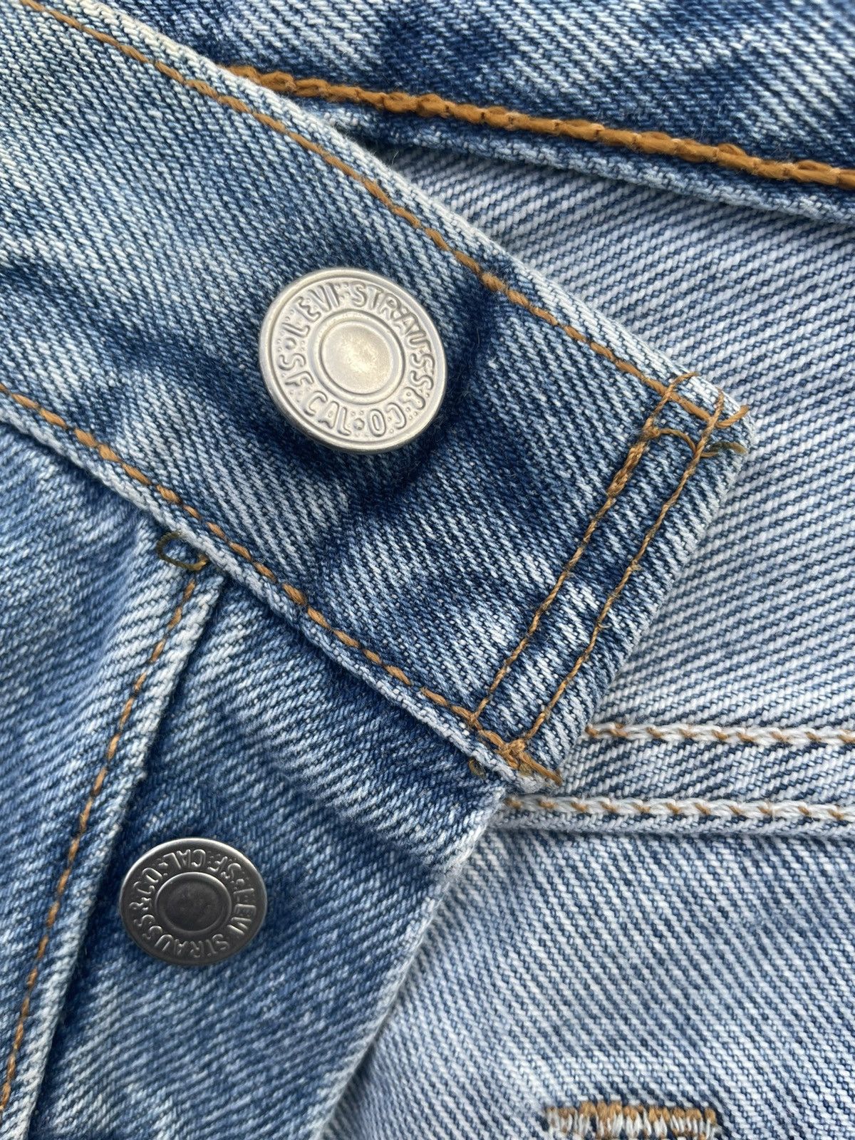 Levi's Vintage Levi’s 501 e 1997 Usa Aging Faded Wash Denim Size US 28 / EU 44 - 20 Thumbnail