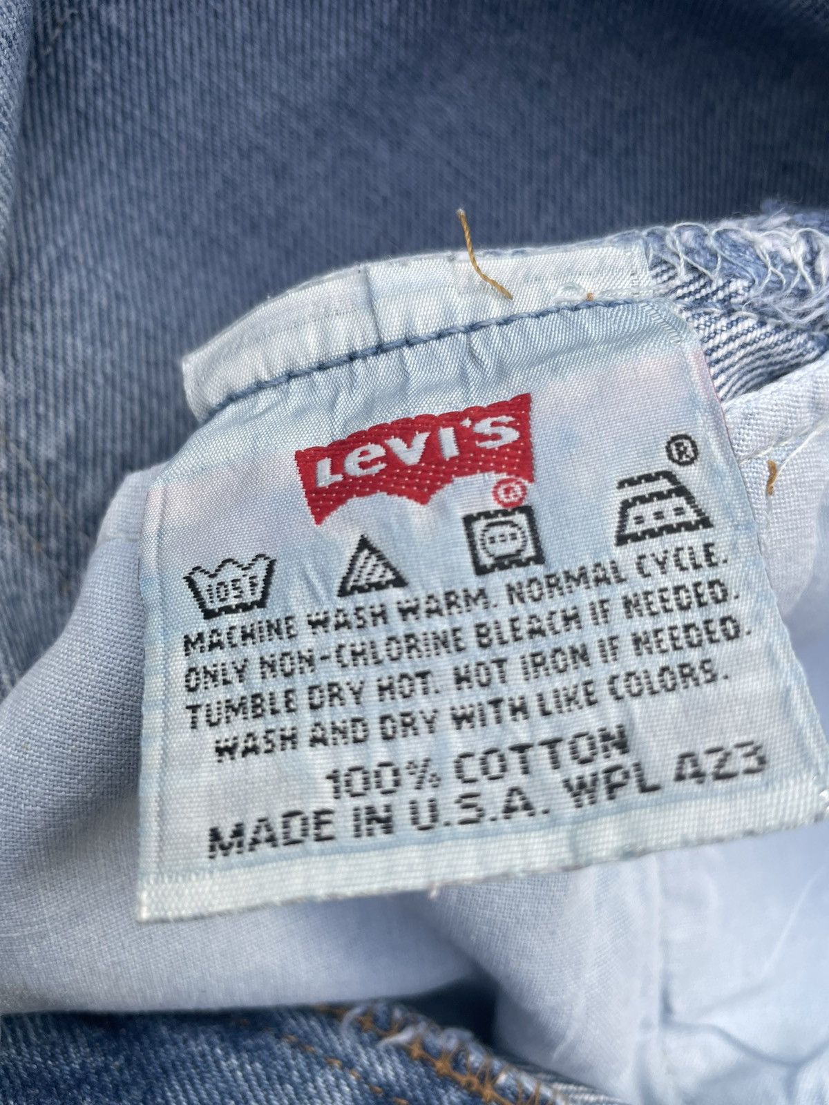 Levi's Vintage Levi’s 501 e 1997 Usa Aging Faded Wash Denim Size US 28 / EU 44 - 17 Thumbnail