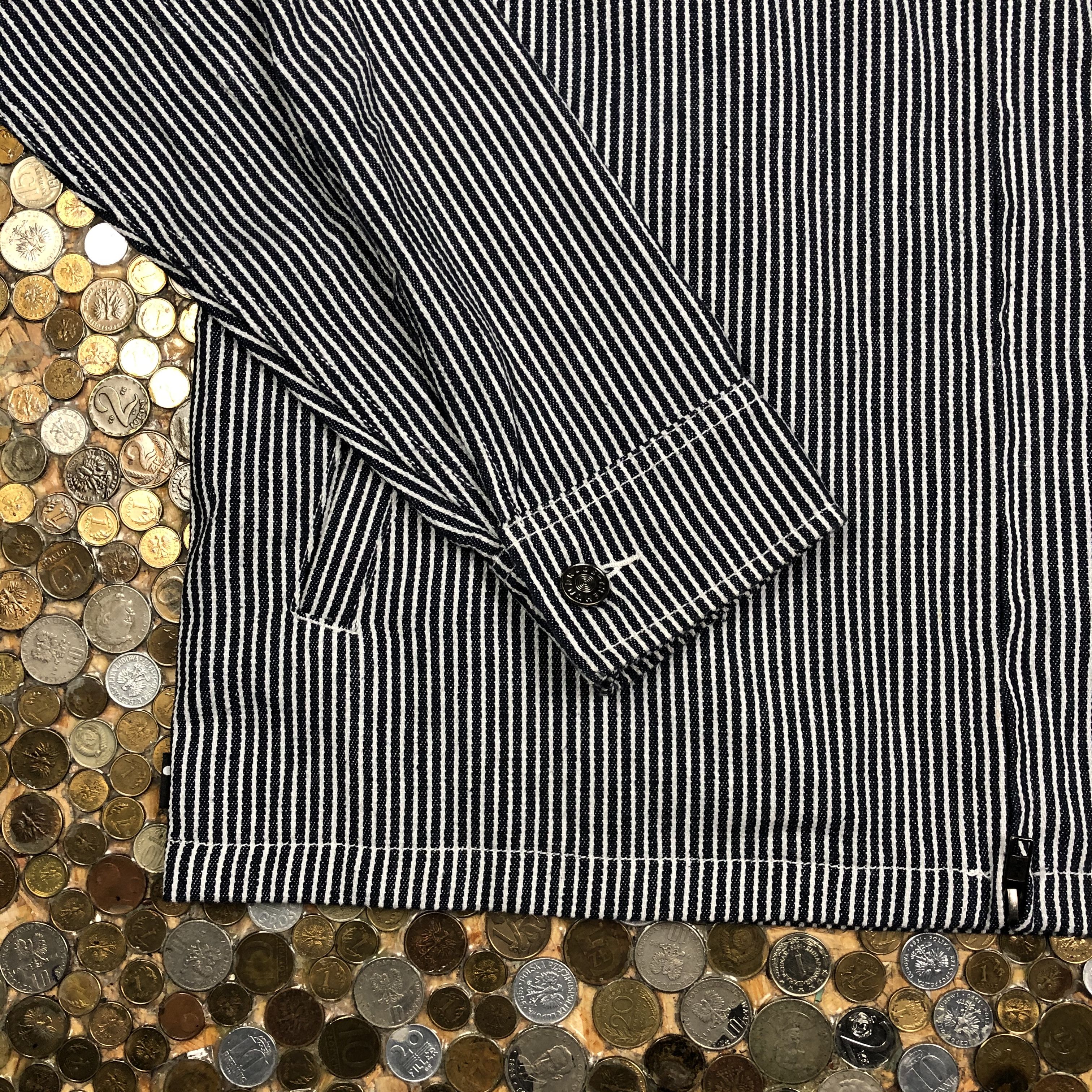 The Hundreds × Vintage The Hundreds Overshirt zip stripe jacket Size US L / EU 52-54 / 3 - 3 Thumbnail