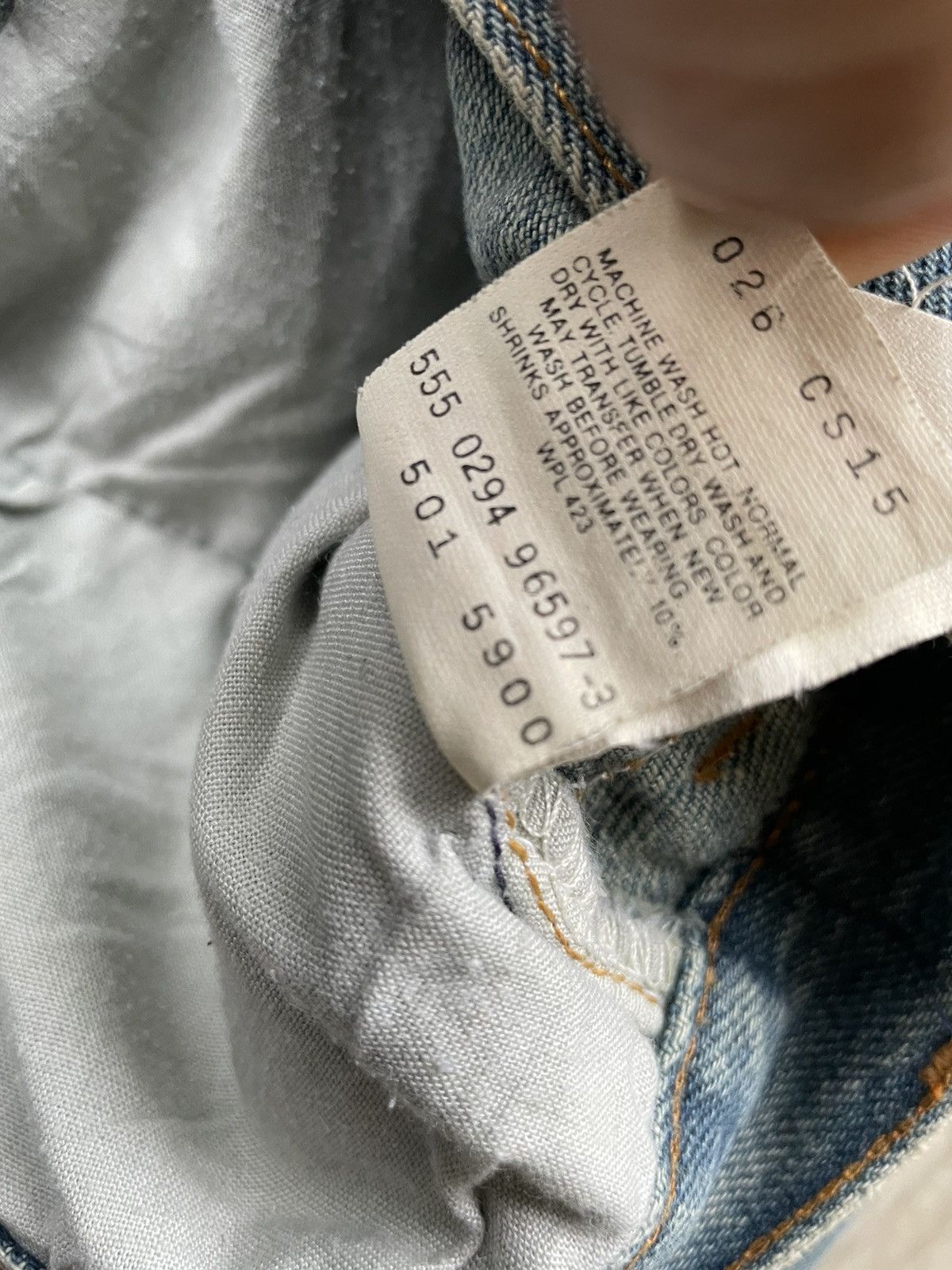 Levi's Levi’s 501 e 1994 Usa Aging Faded Wash Size US 32 / EU 48 - 14 Thumbnail