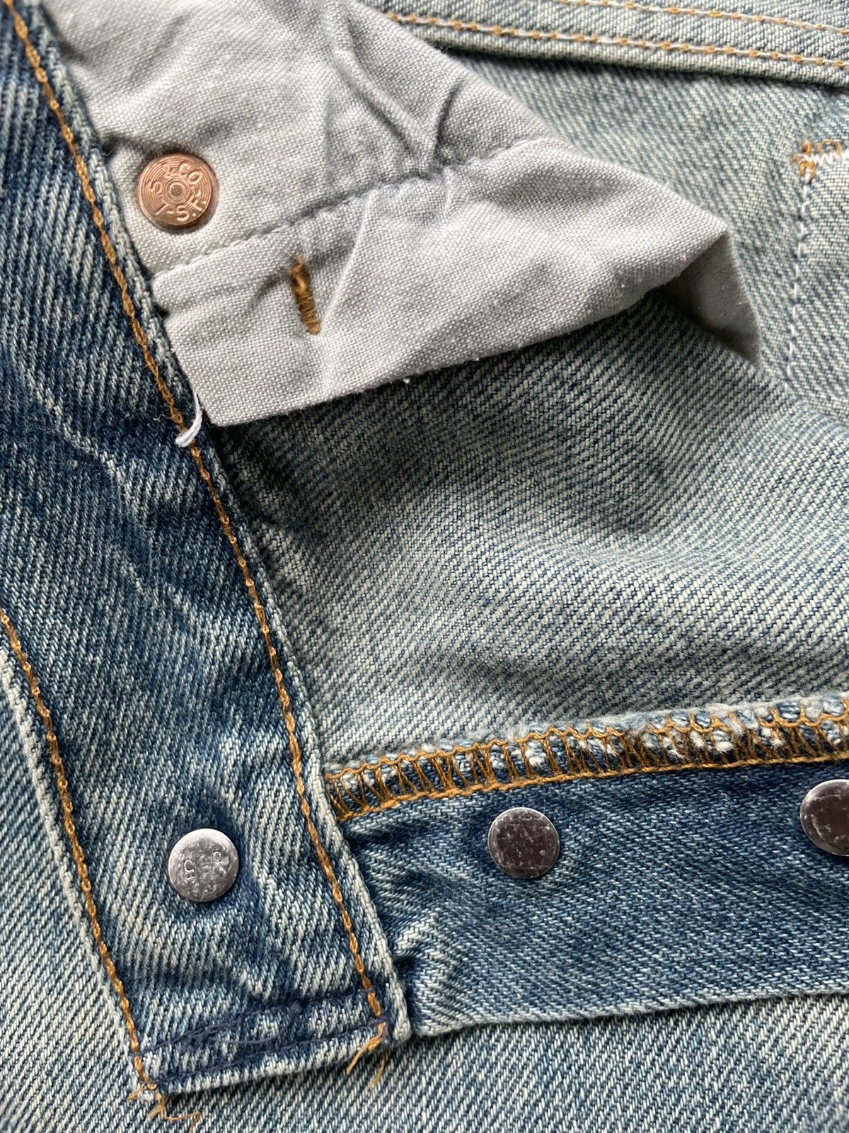 Levi's Levi’s 501 e 1994 Usa Aging Faded Wash Size US 32 / EU 48 - 18 Thumbnail