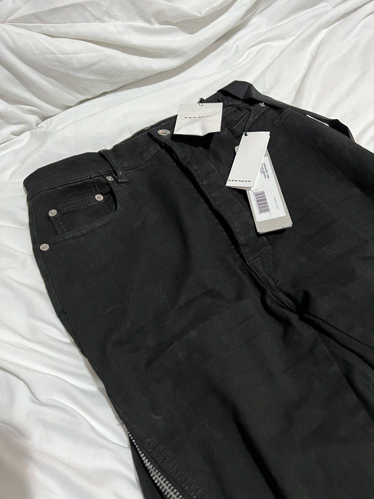 Rick Owens FW22 Denim Bolan Banana Pants Size US 28 / EU 44 - 4 Thumbnail